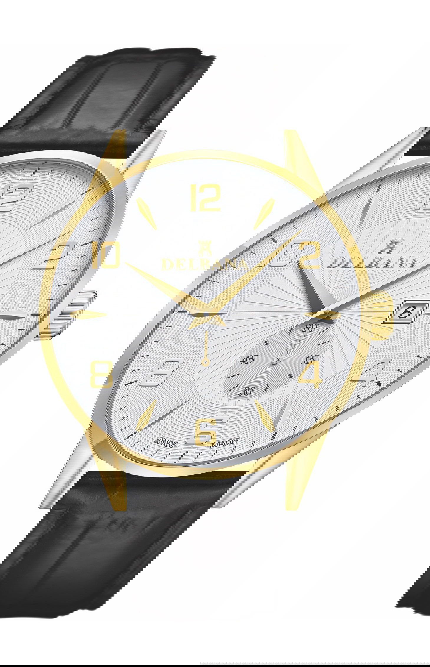 Delbana Retro luxury timepiece - detailed view