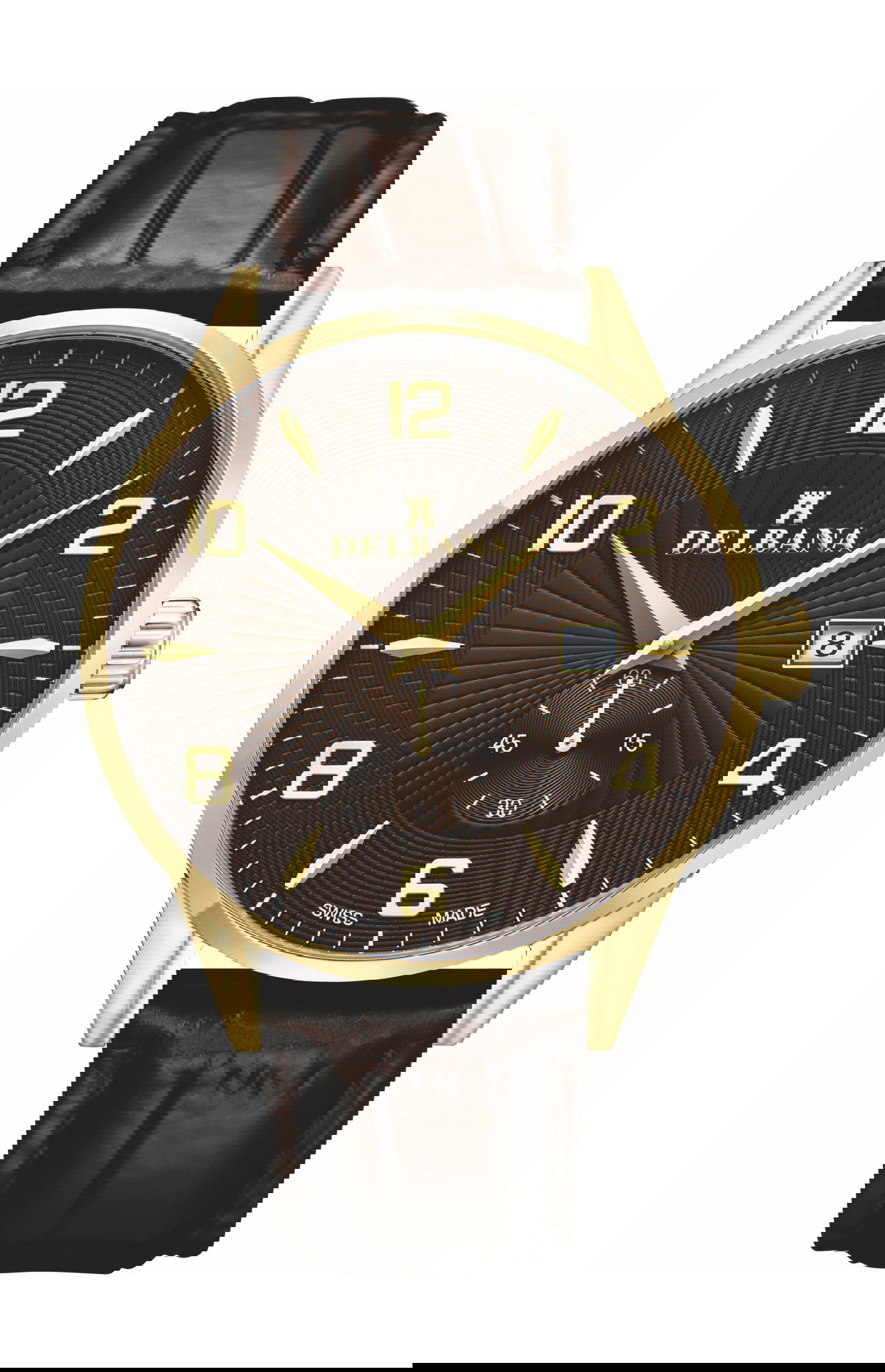 Delbana Retro luxury timepiece - detailed view