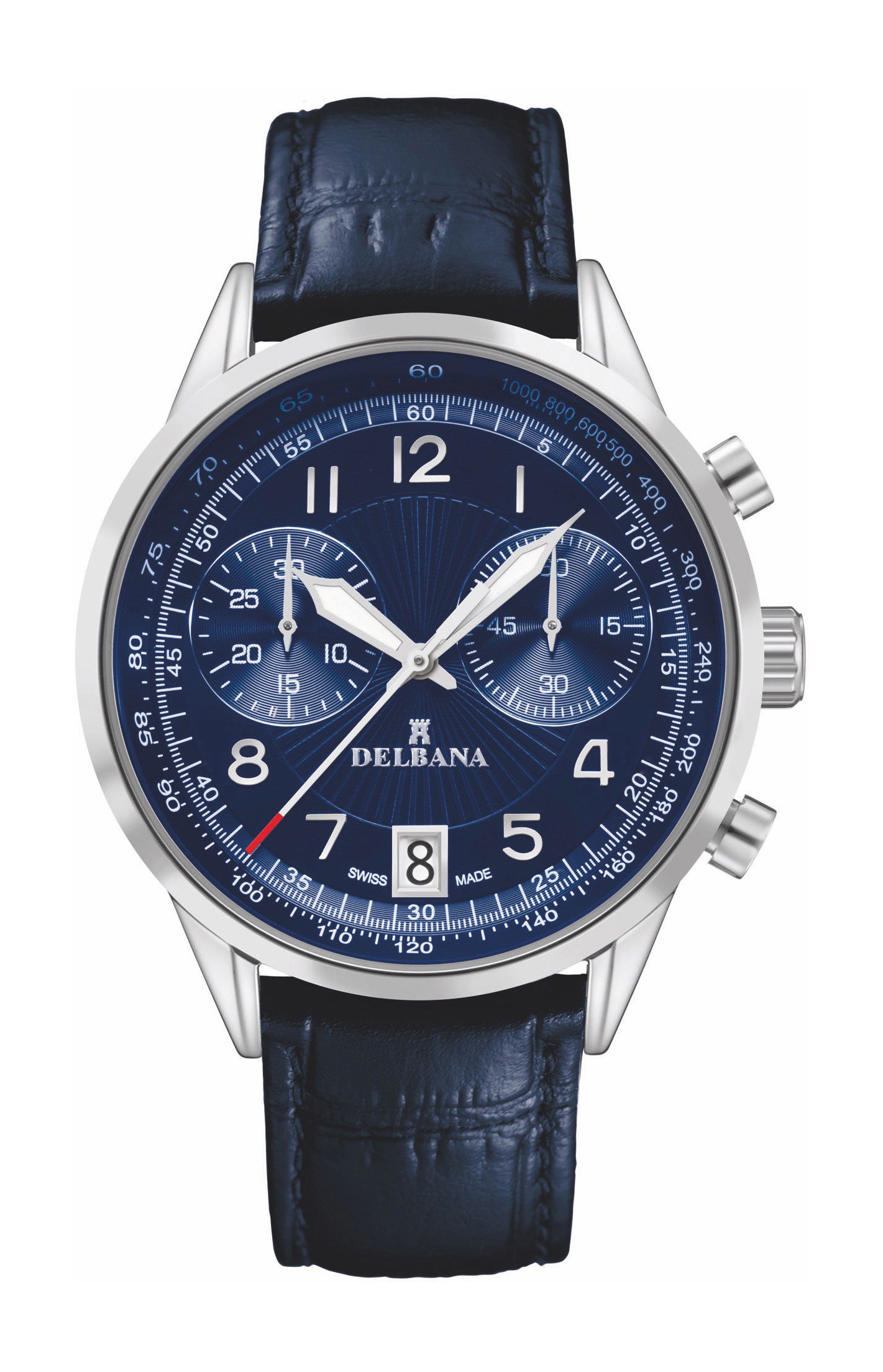 Delbana Retro Chronograph luxury timepiece - detailed view