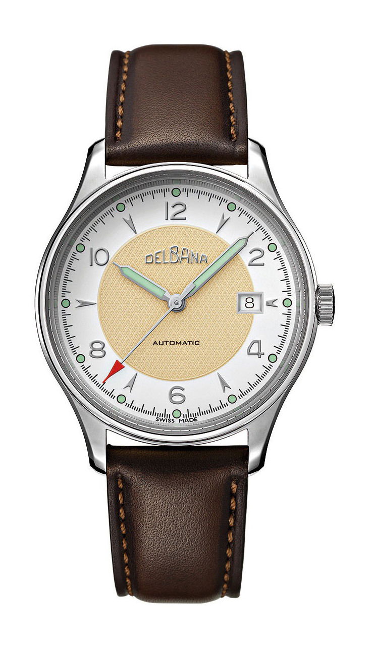 Delbana Rotonda luxury timepiece - detailed view