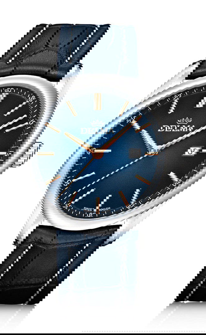 Delma Cambridge luxury timepiece - detailed view