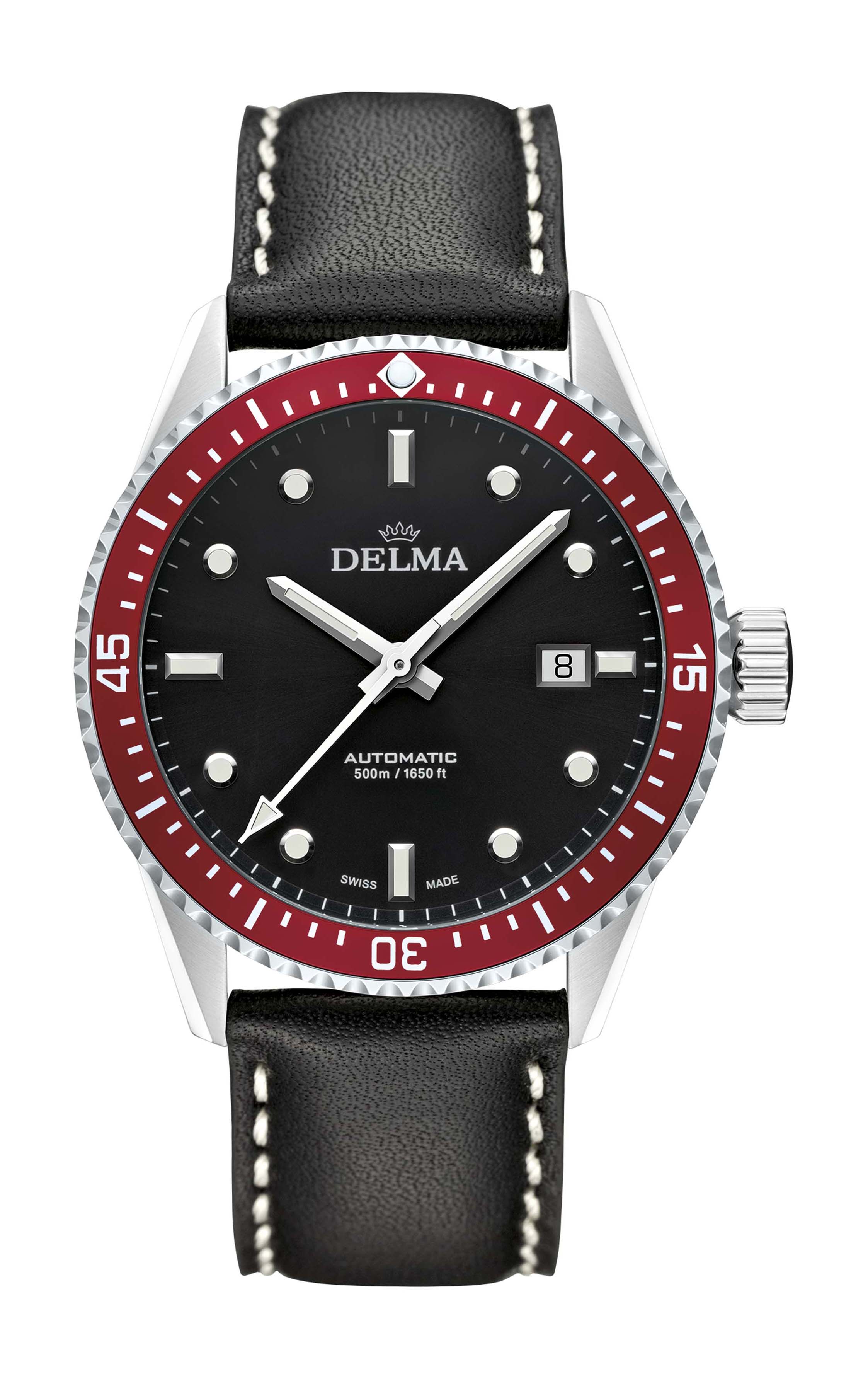 Delma Cayman Automatic luxury timepiece - detailed view