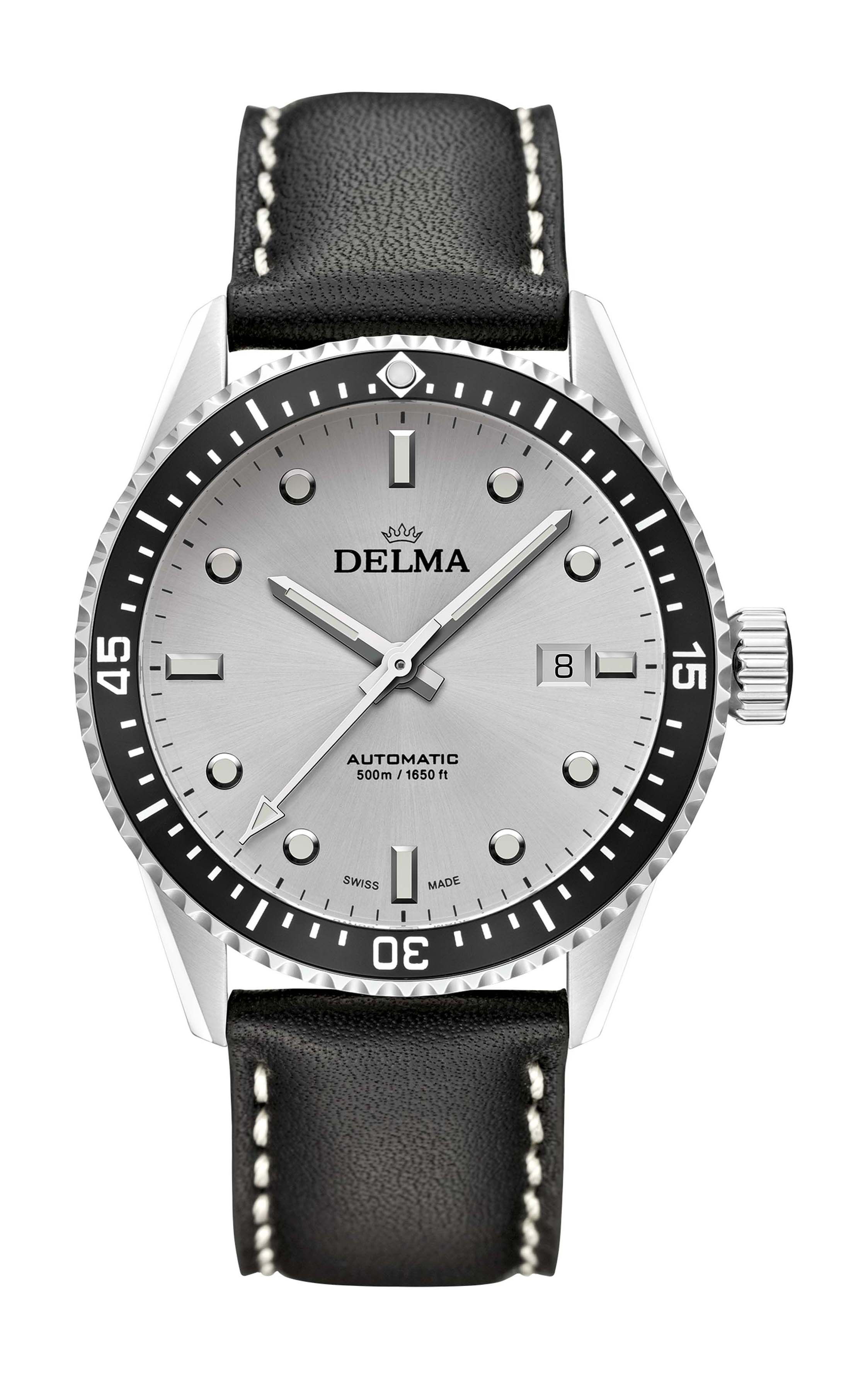 Delma Cayman Automatic luxury timepiece - detailed view