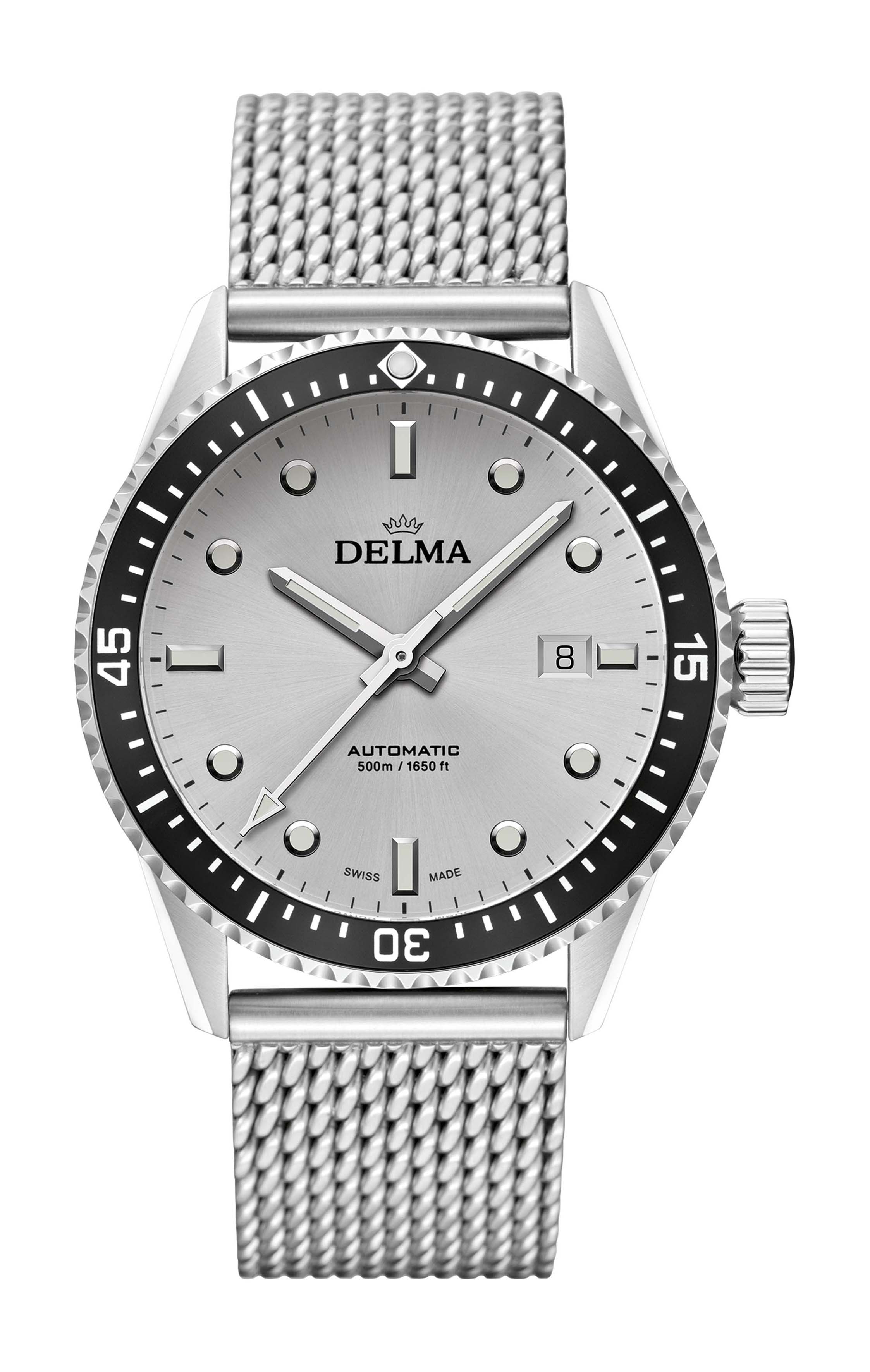 Delma Cayman Automatic luxury timepiece - detailed view