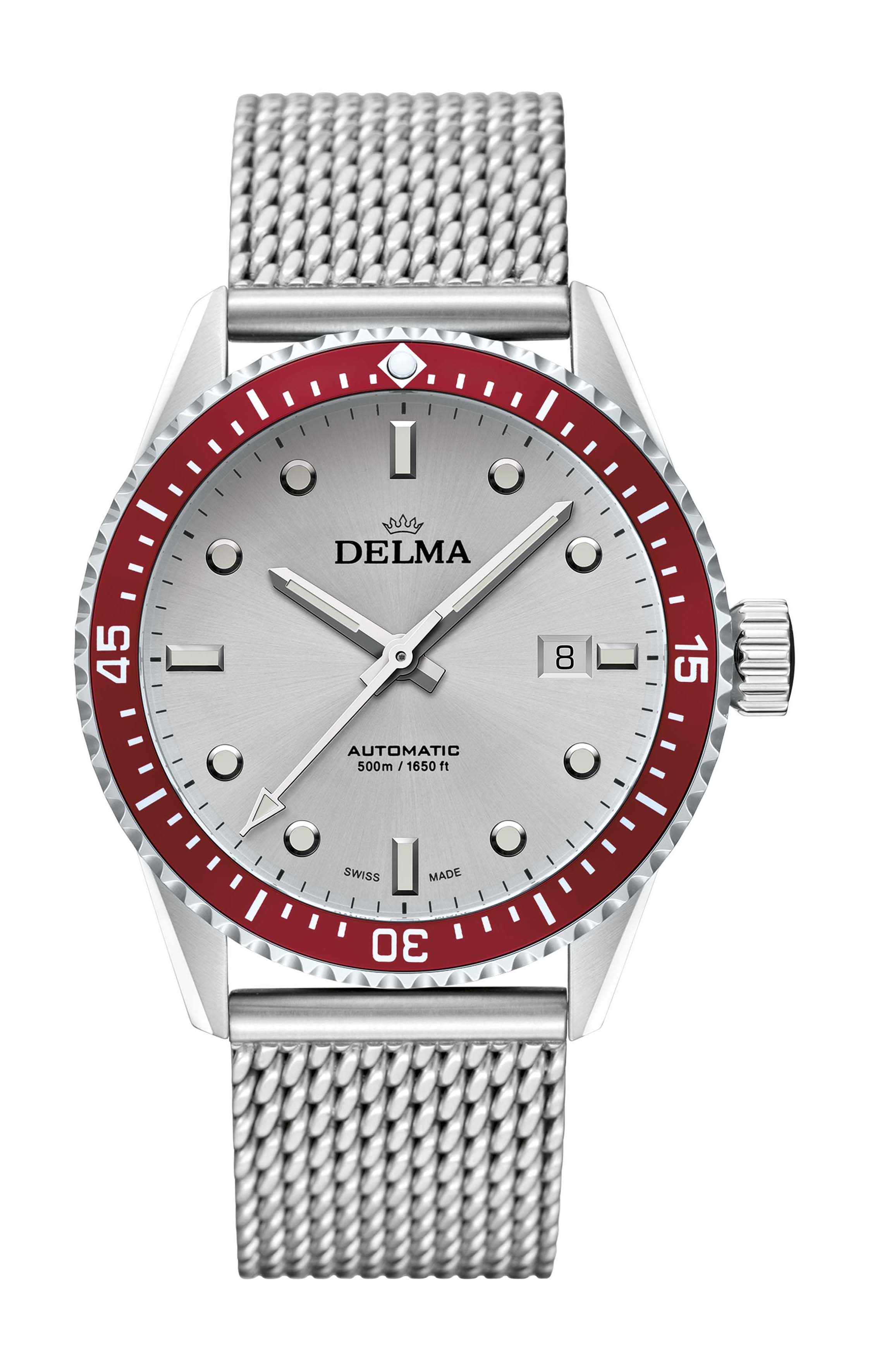 Delma Cayman Automatic luxury timepiece - detailed view