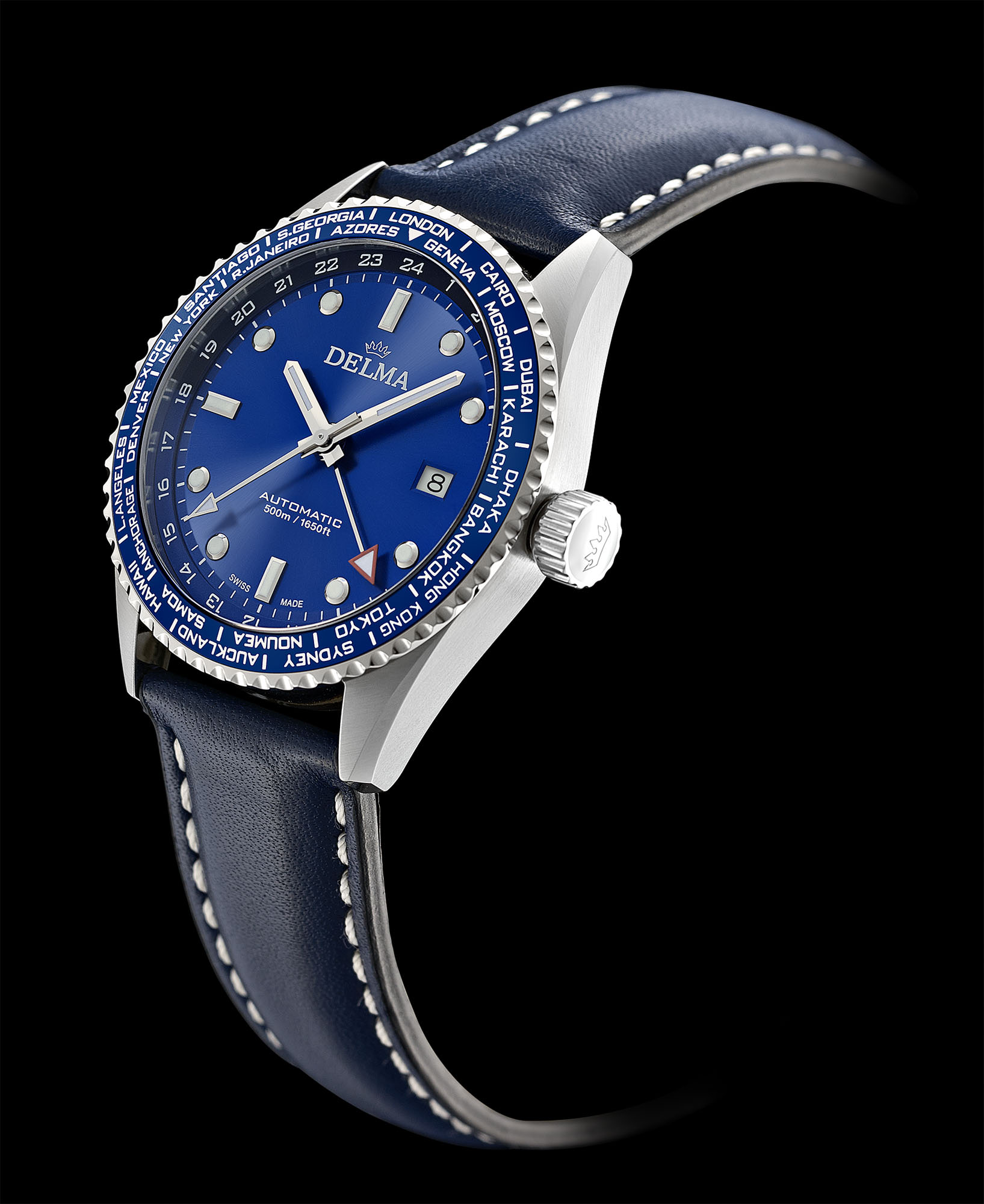 Delma Cayman Worldtimer Automatic - View 2
