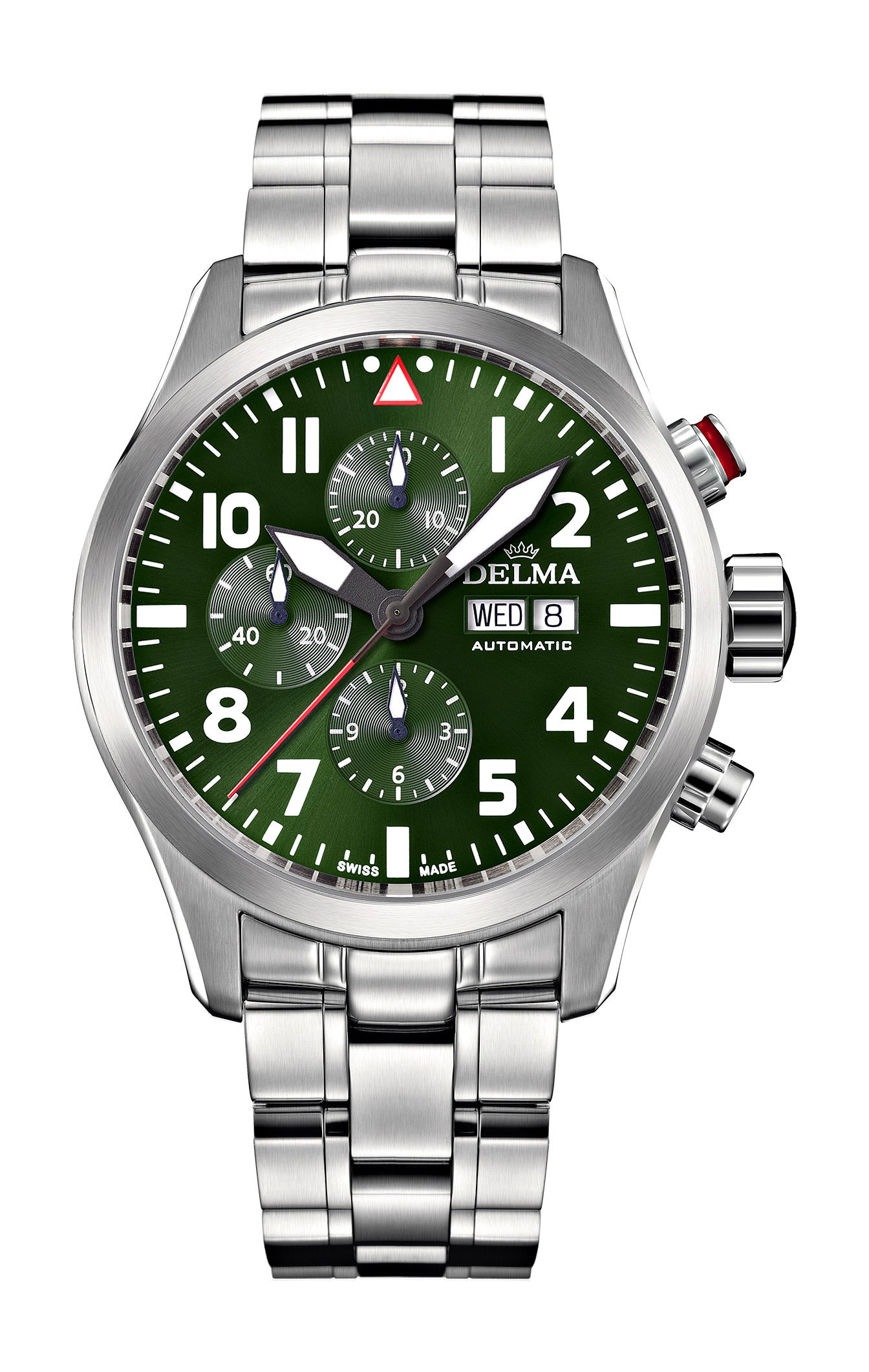 Delma Commander Chronograph luxury timepiece - detailed view