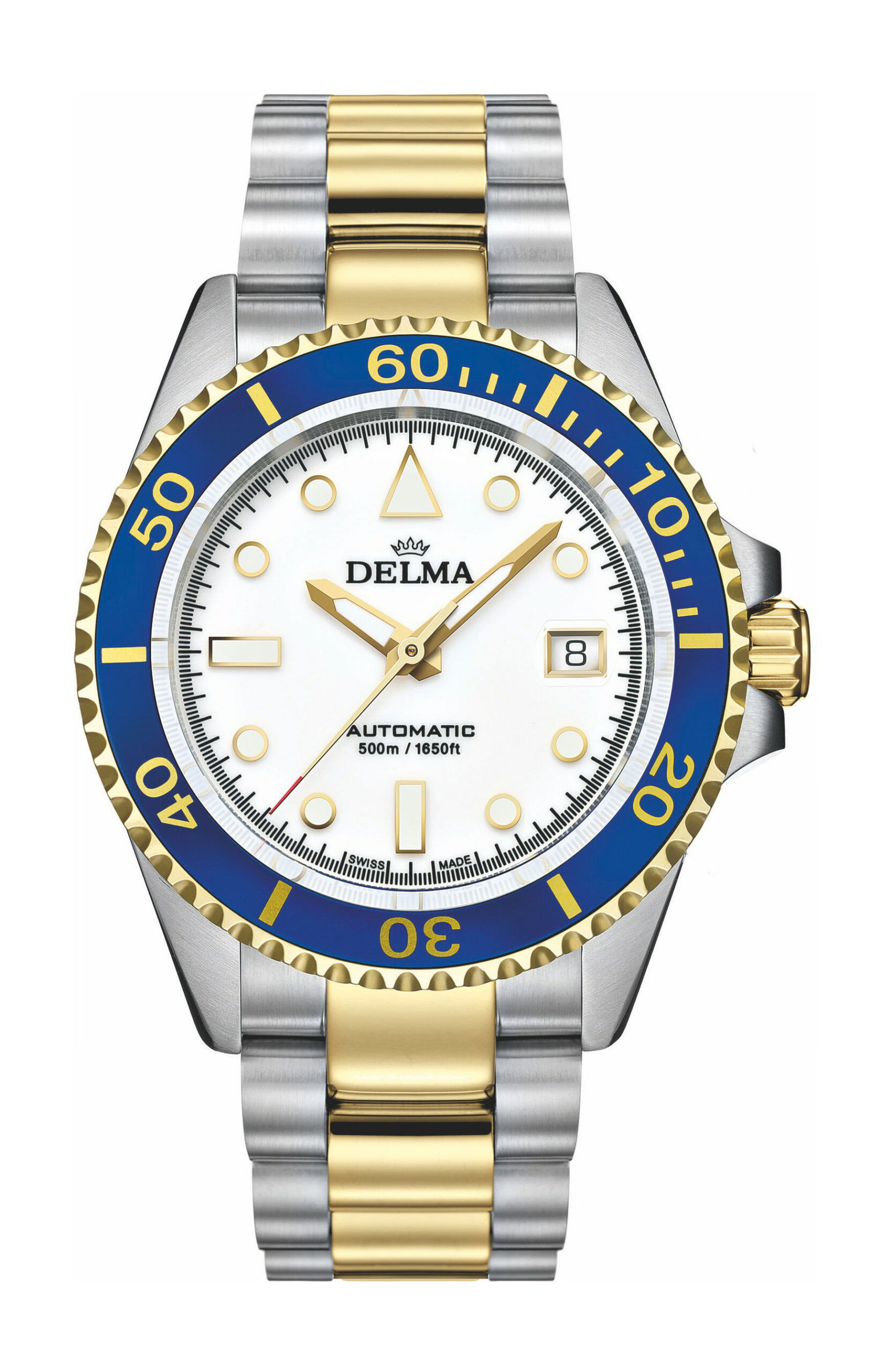 Delma Commodore Automatic luxury timepiece - detailed view