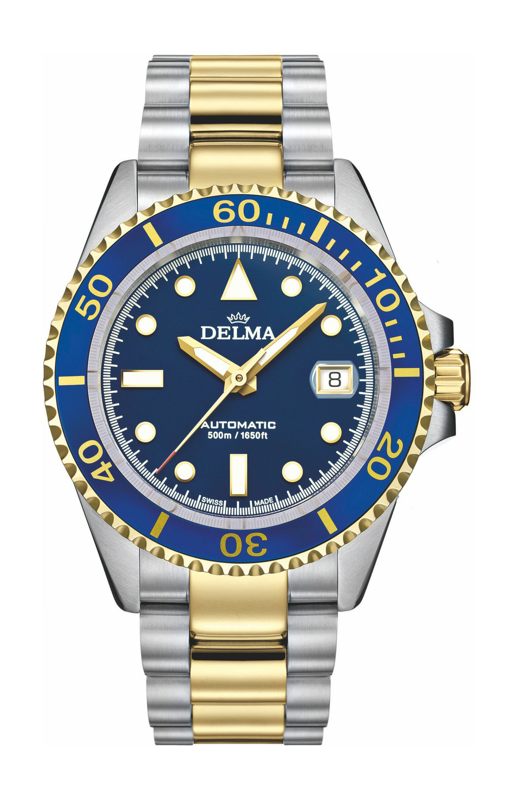 Delma Commodore Automatic luxury timepiece - detailed view