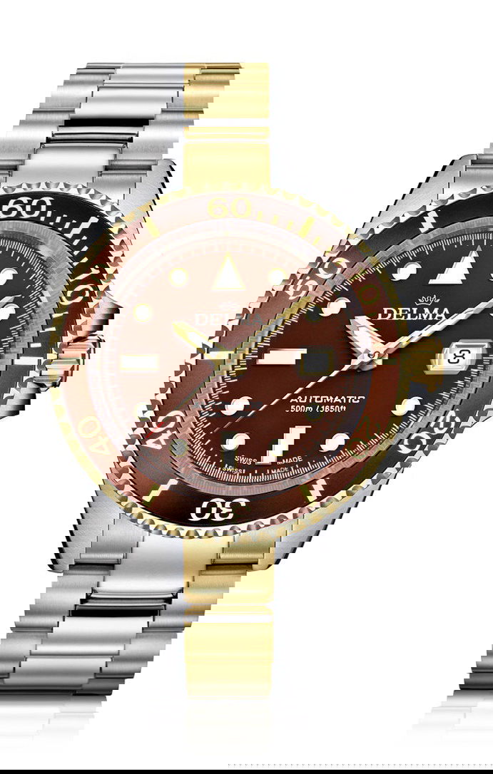 Delma Commodore Automatic luxury timepiece - detailed view