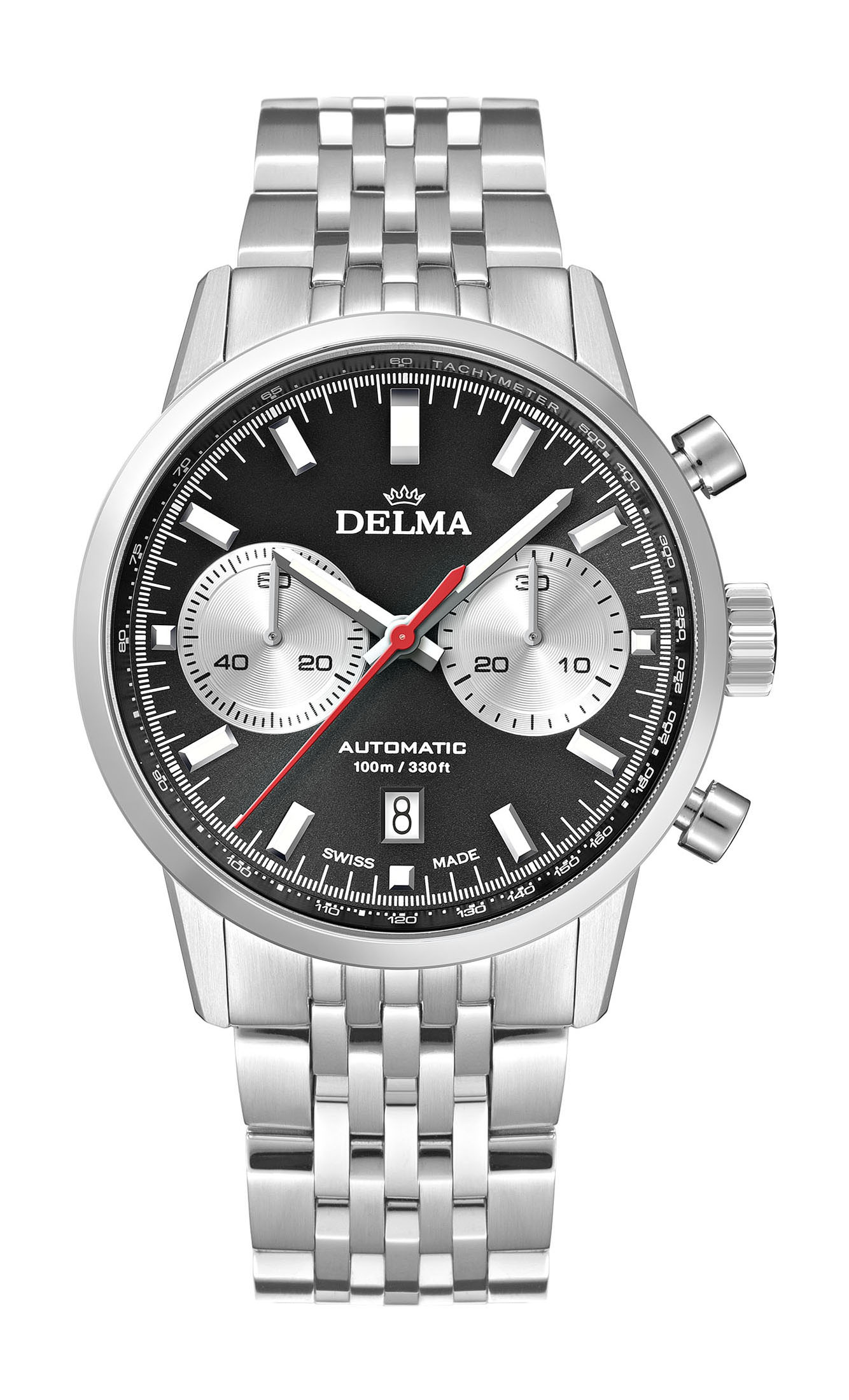 Delma Continental Automatic luxury timepiece - detailed view