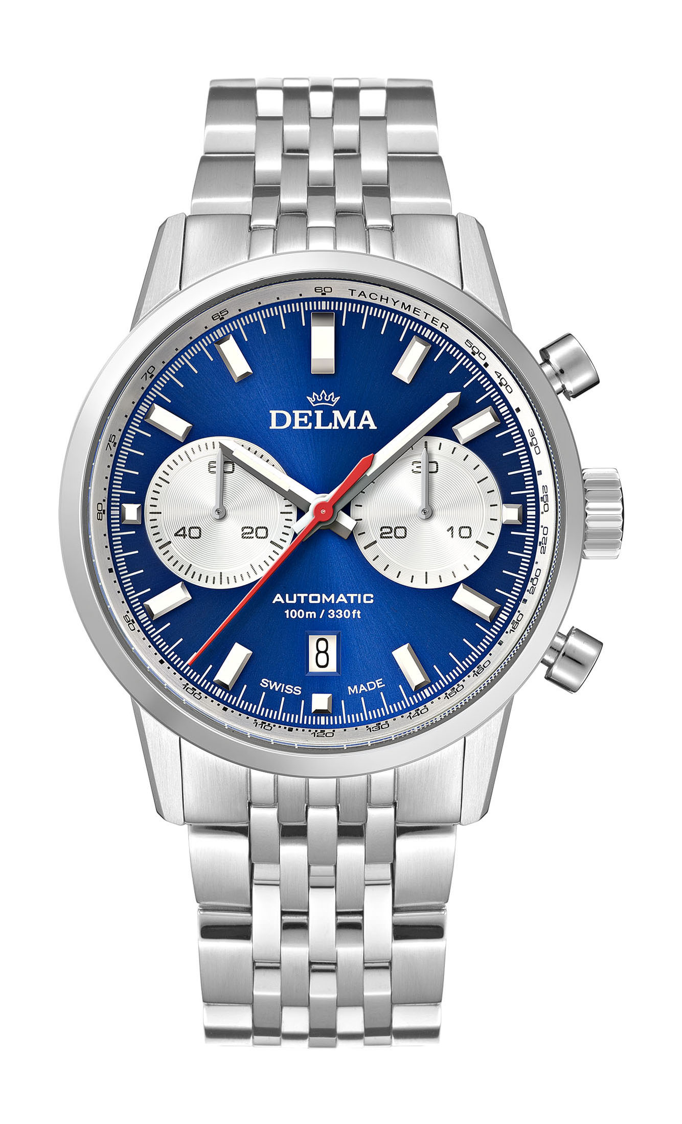 Delma Continental Automatic luxury timepiece - detailed view