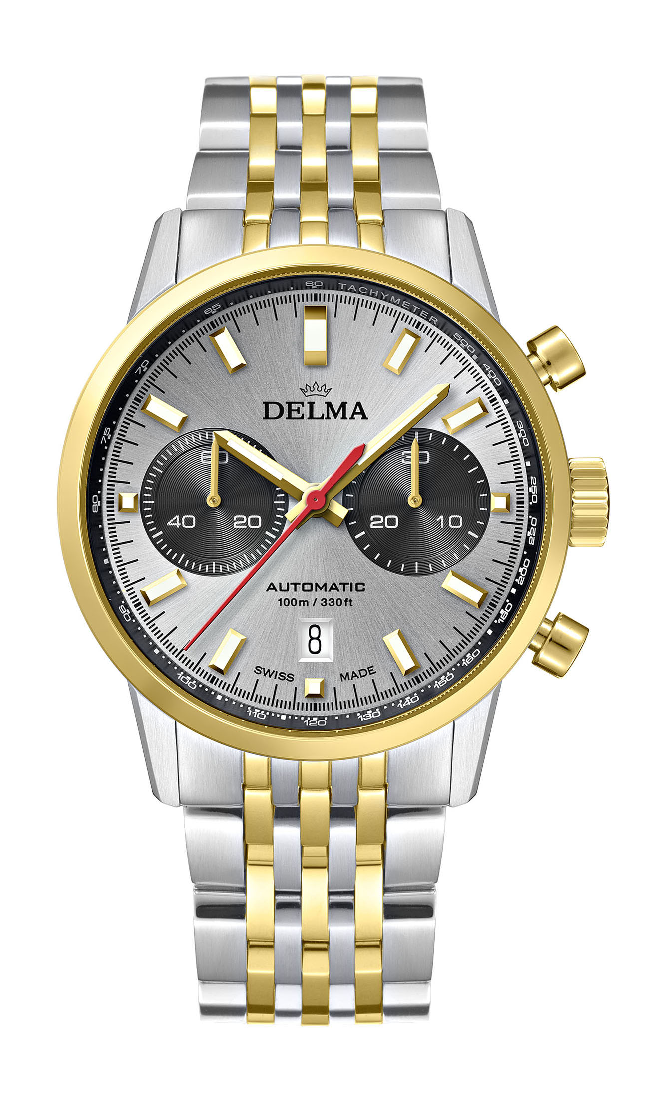 Delma Continental Automatic luxury timepiece - detailed view