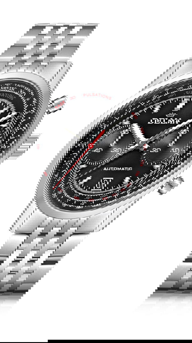 Delma Continental Pulsometer luxury timepiece - detailed view