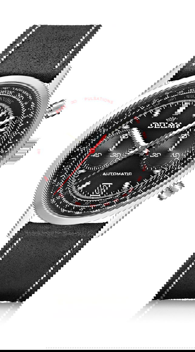 Delma Continental Pulsometer luxury timepiece - detailed view