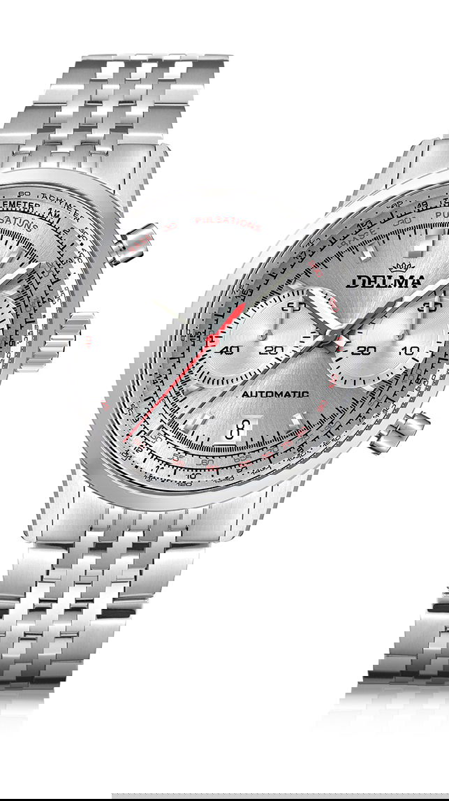 Delma Continental Pulsometer luxury timepiece - detailed view