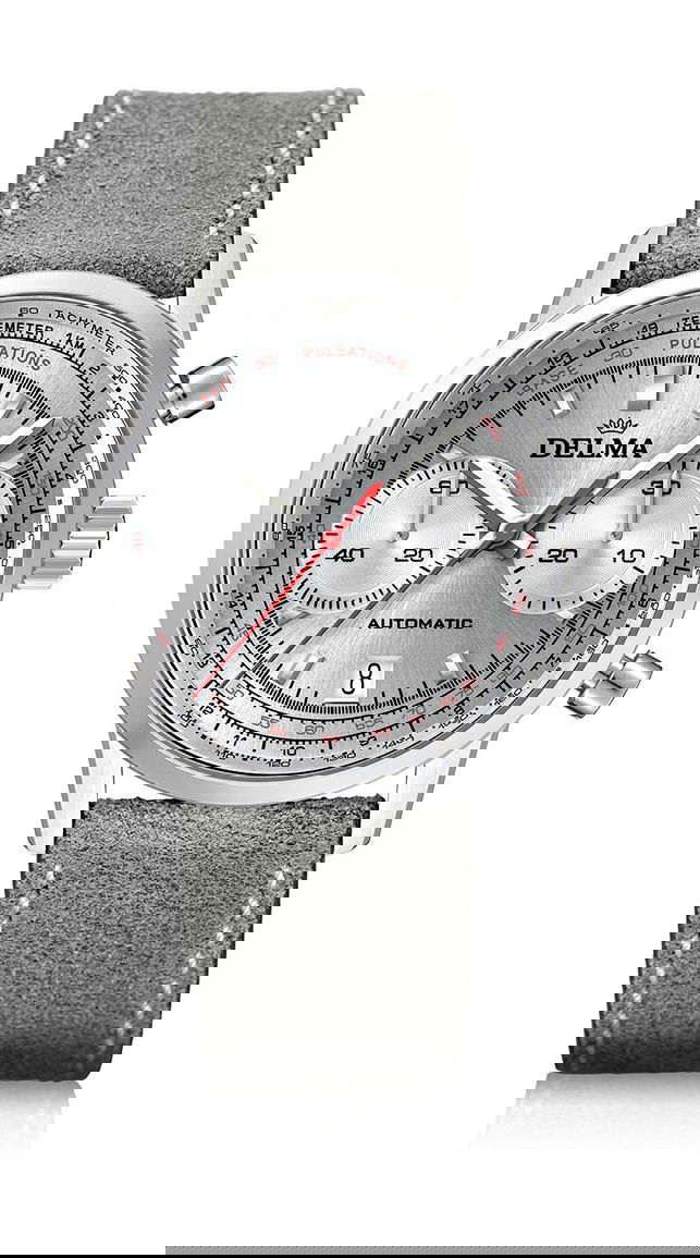Delma Continental Pulsometer luxury timepiece - detailed view