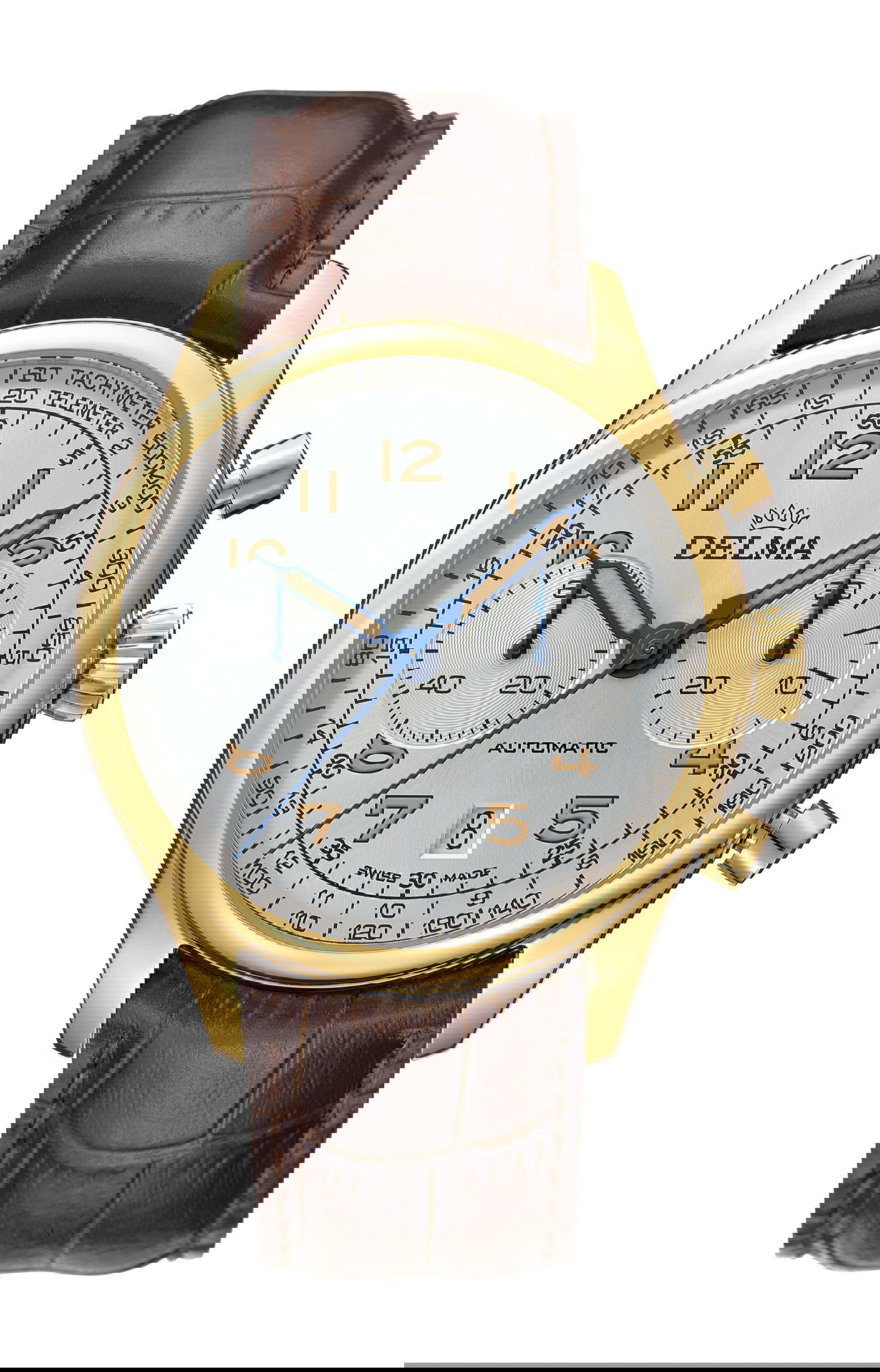 Delma Heritage Chronograph LE luxury timepiece - detailed view