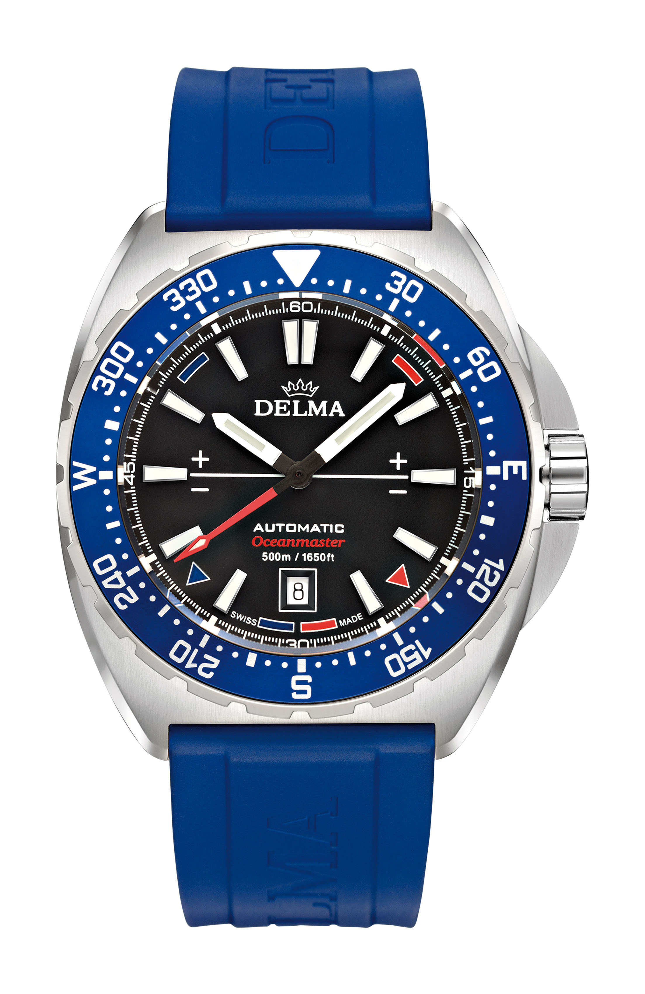 Delma Oceanmaster Automatic luxury timepiece - detailed view