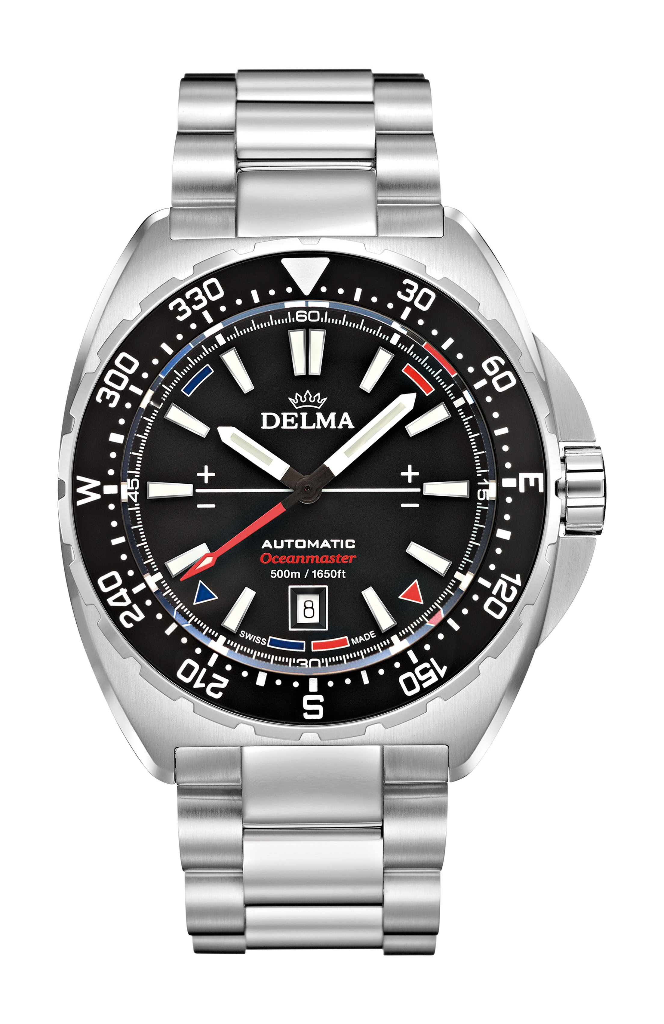 Delma Oceanmaster Automatic luxury timepiece - detailed view