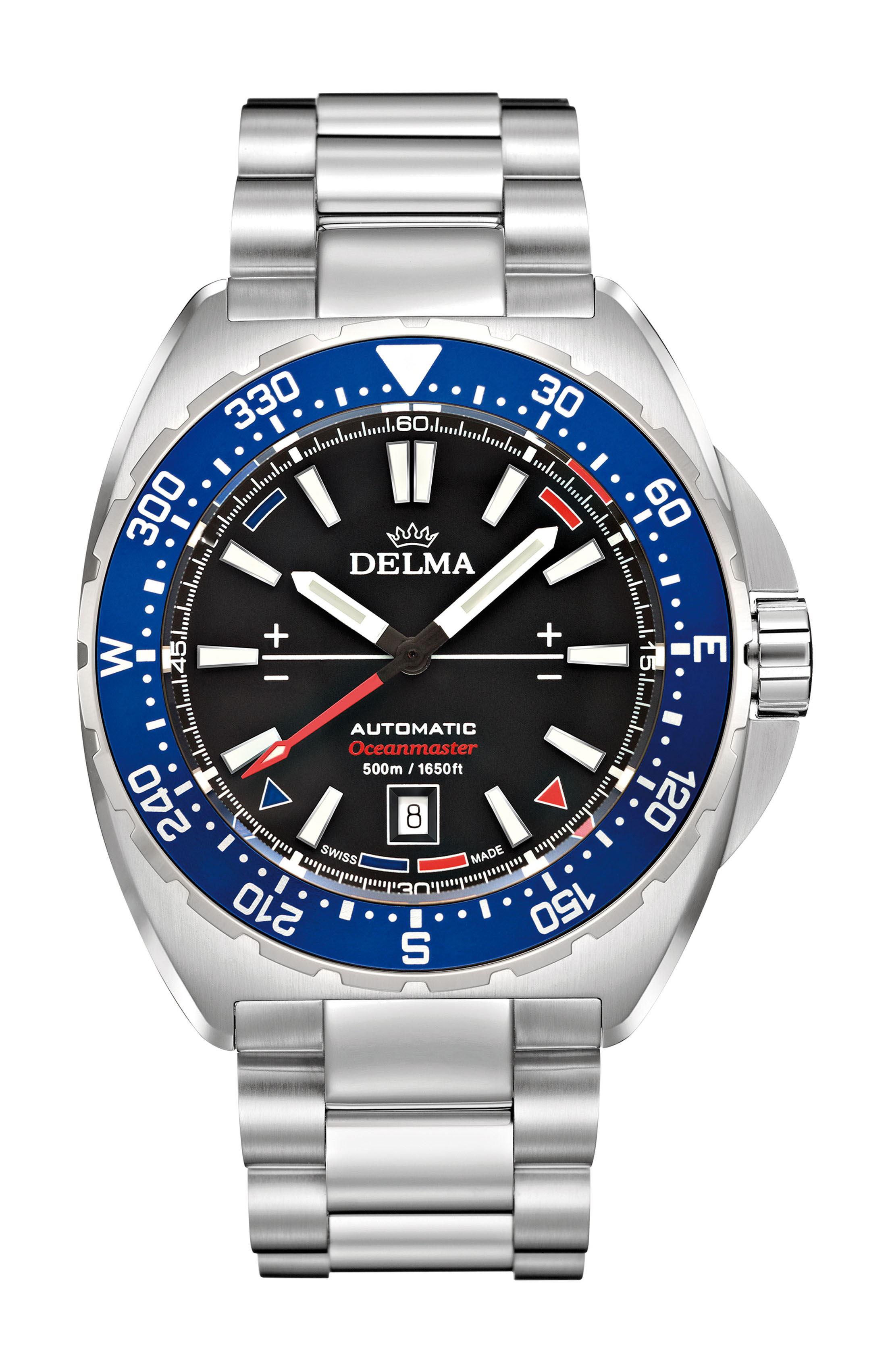 Delma Oceanmaster Automatic luxury timepiece - detailed view