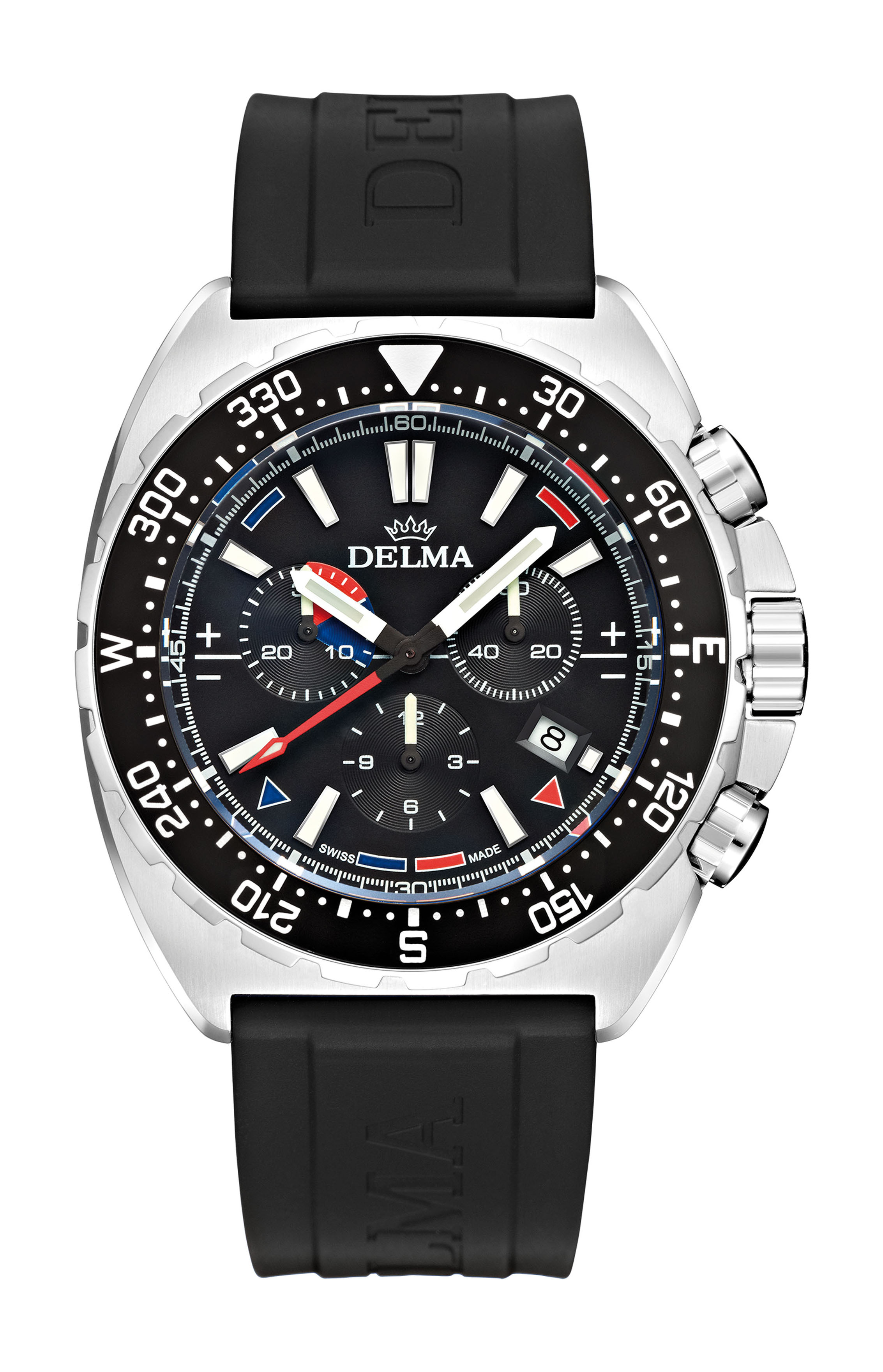 Delma Oceanmaster Chronograph luxury timepiece - detailed view