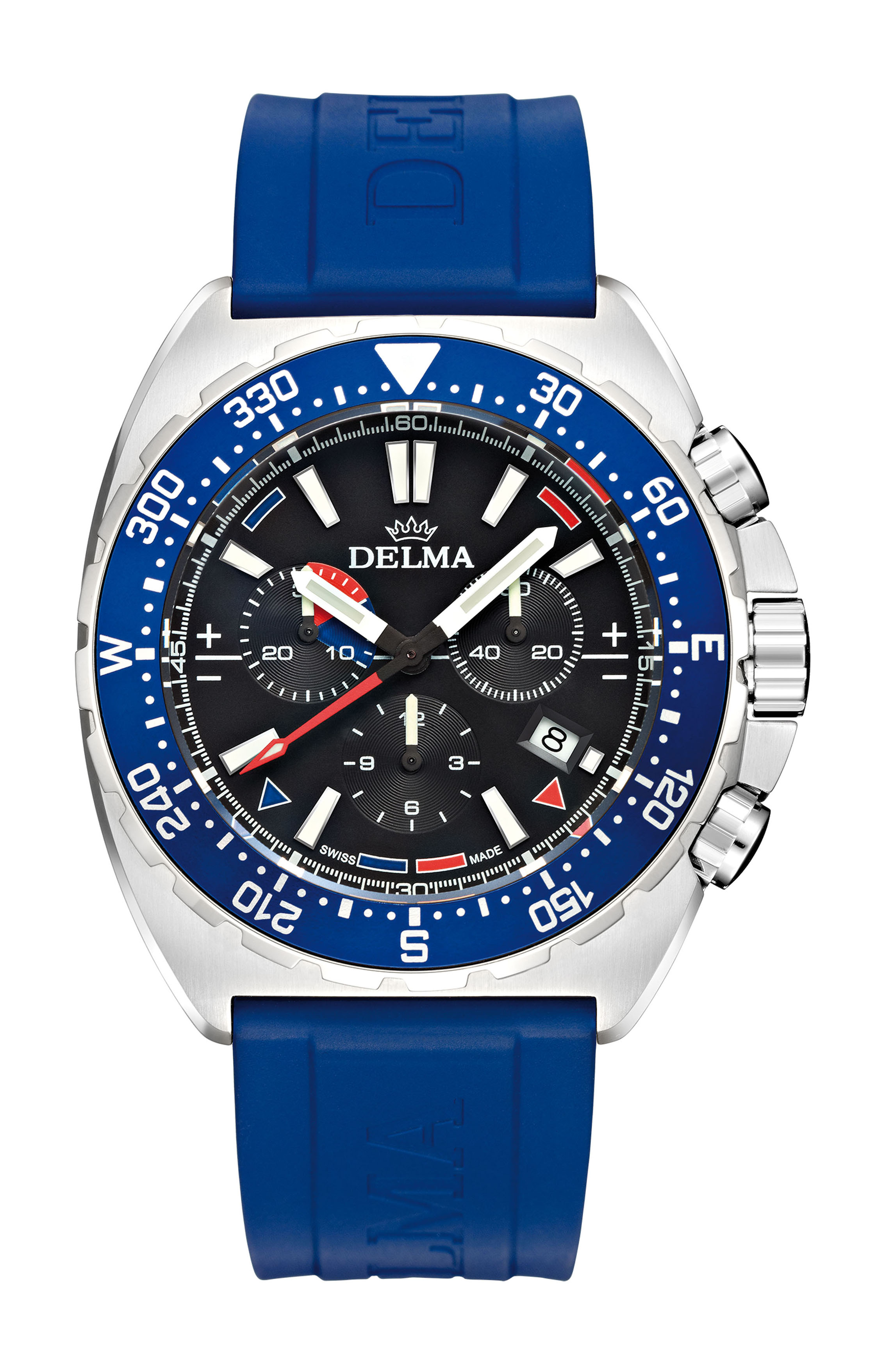 Delma Oceanmaster Chronograph luxury timepiece - detailed view