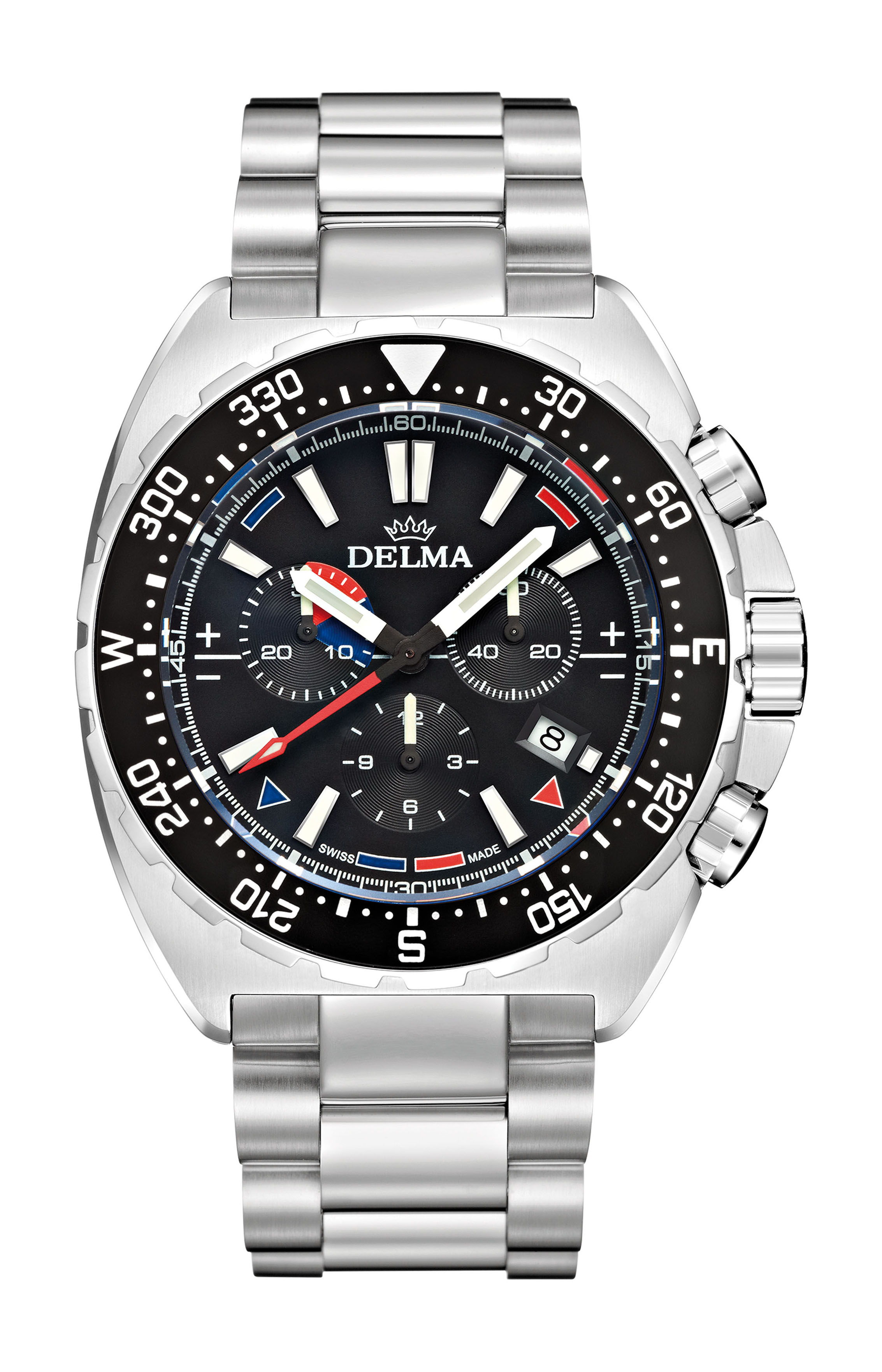 Delma Oceanmaster Chronograph luxury timepiece - detailed view