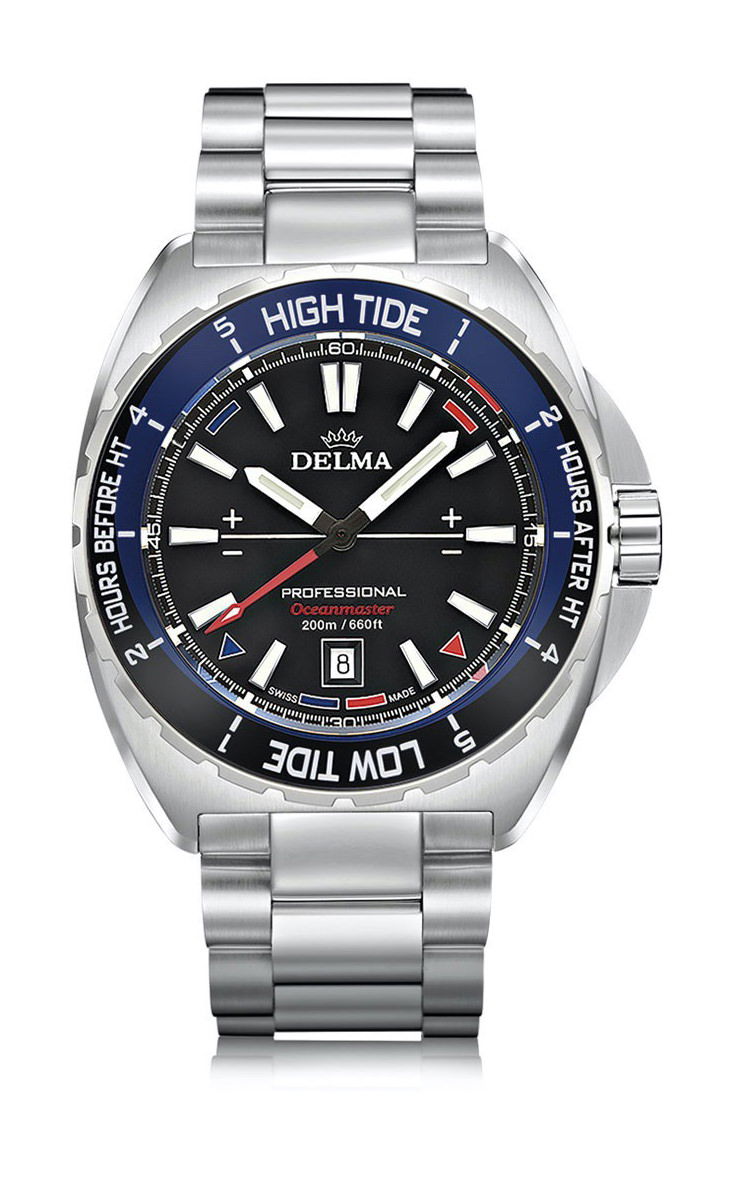 Delma Oceanmaster Tide luxury timepiece - detailed view