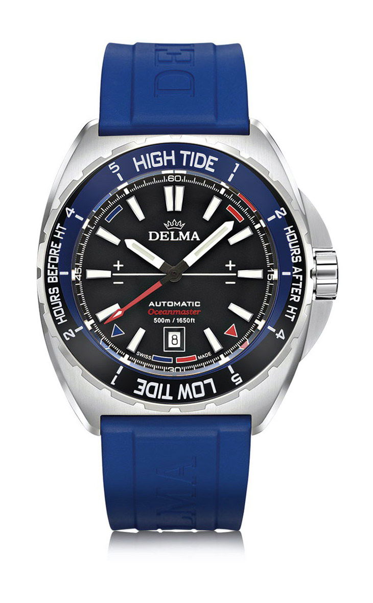 Delma Oceanmaster Tide Automatic luxury timepiece - detailed view