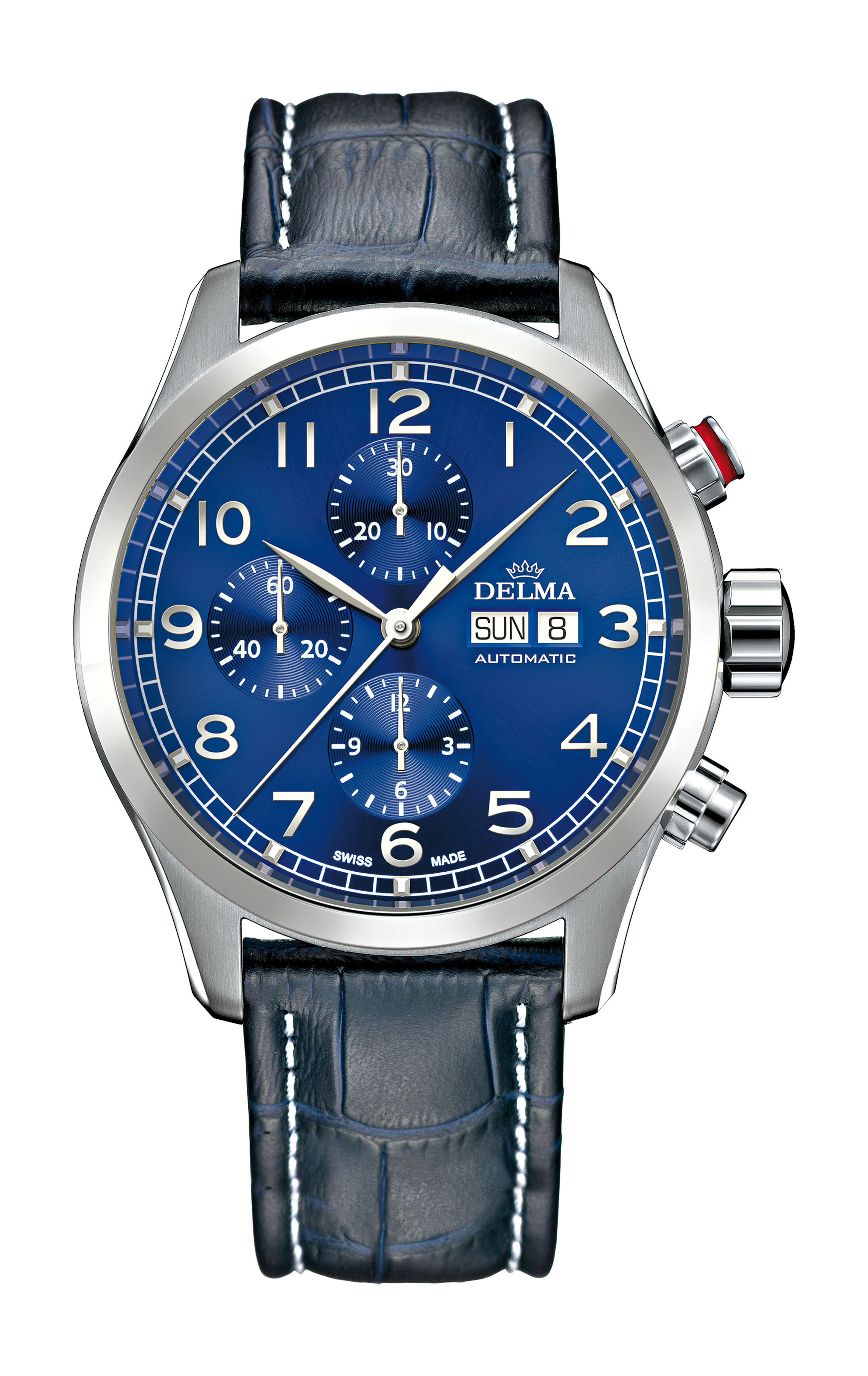 Delma Pioneer Chronograph luxury timepiece - detailed view