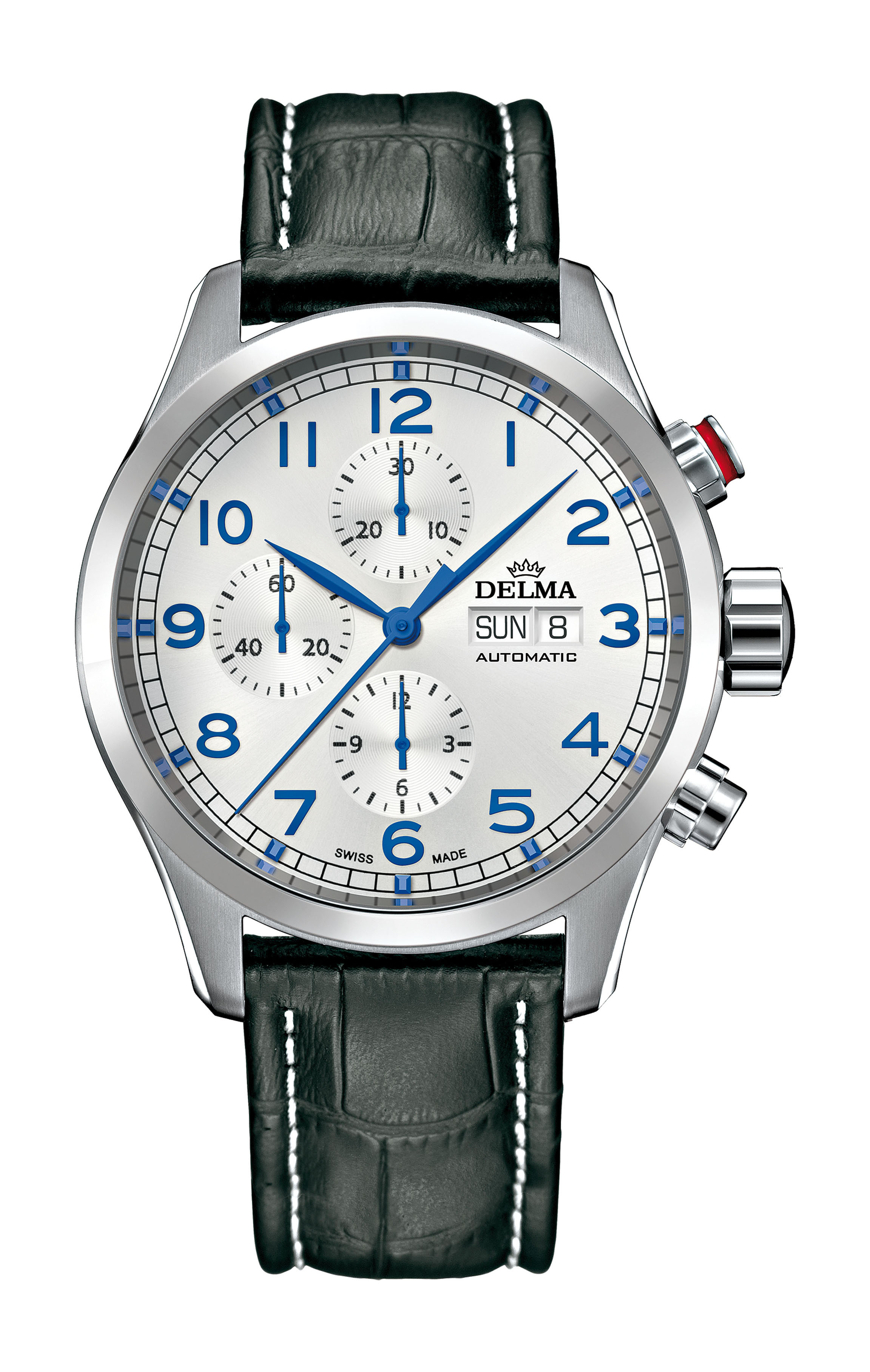 Delma Pioneer Chronograph luxury timepiece - detailed view