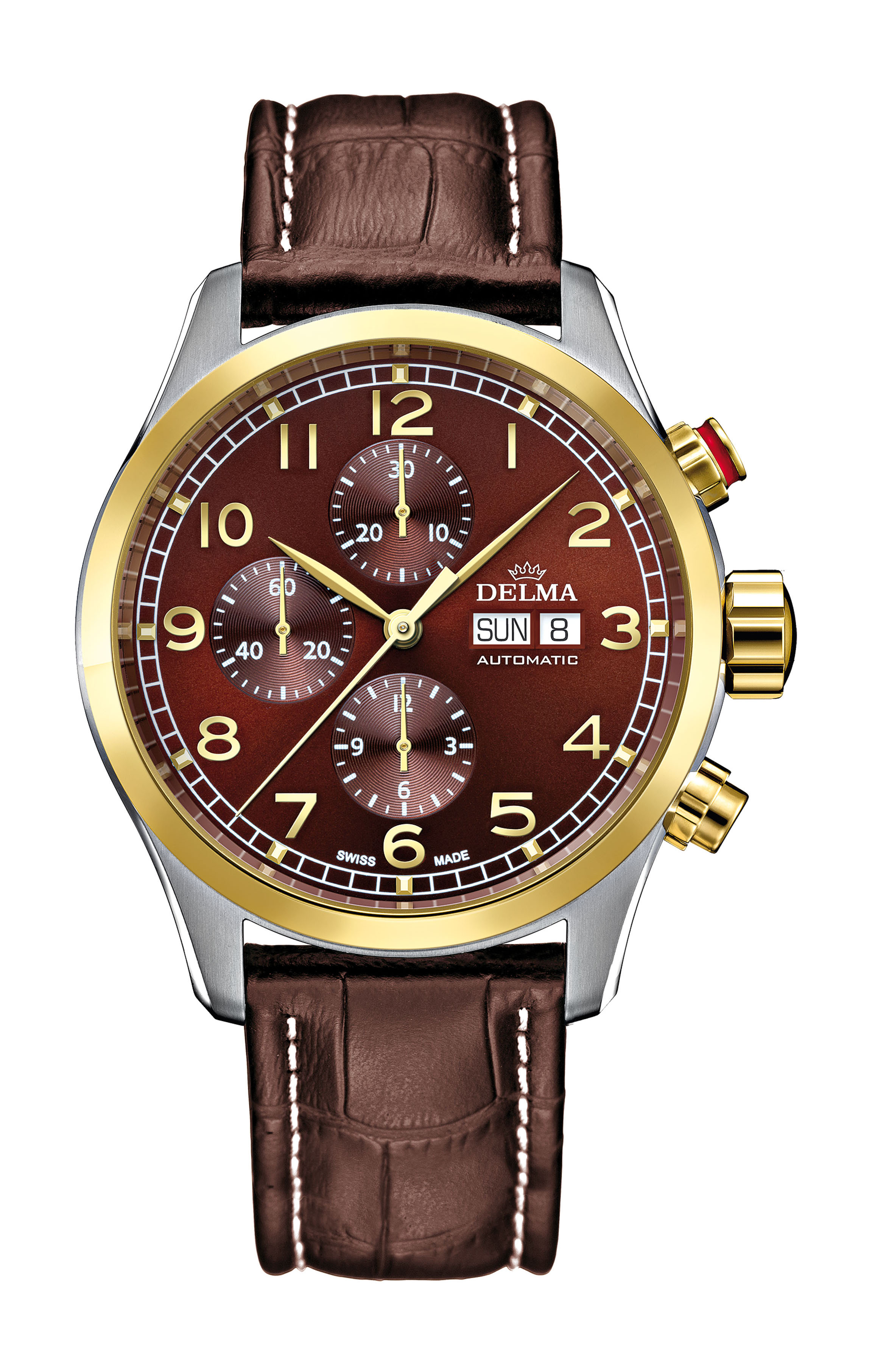Delma Pioneer Chronograph luxury timepiece - detailed view