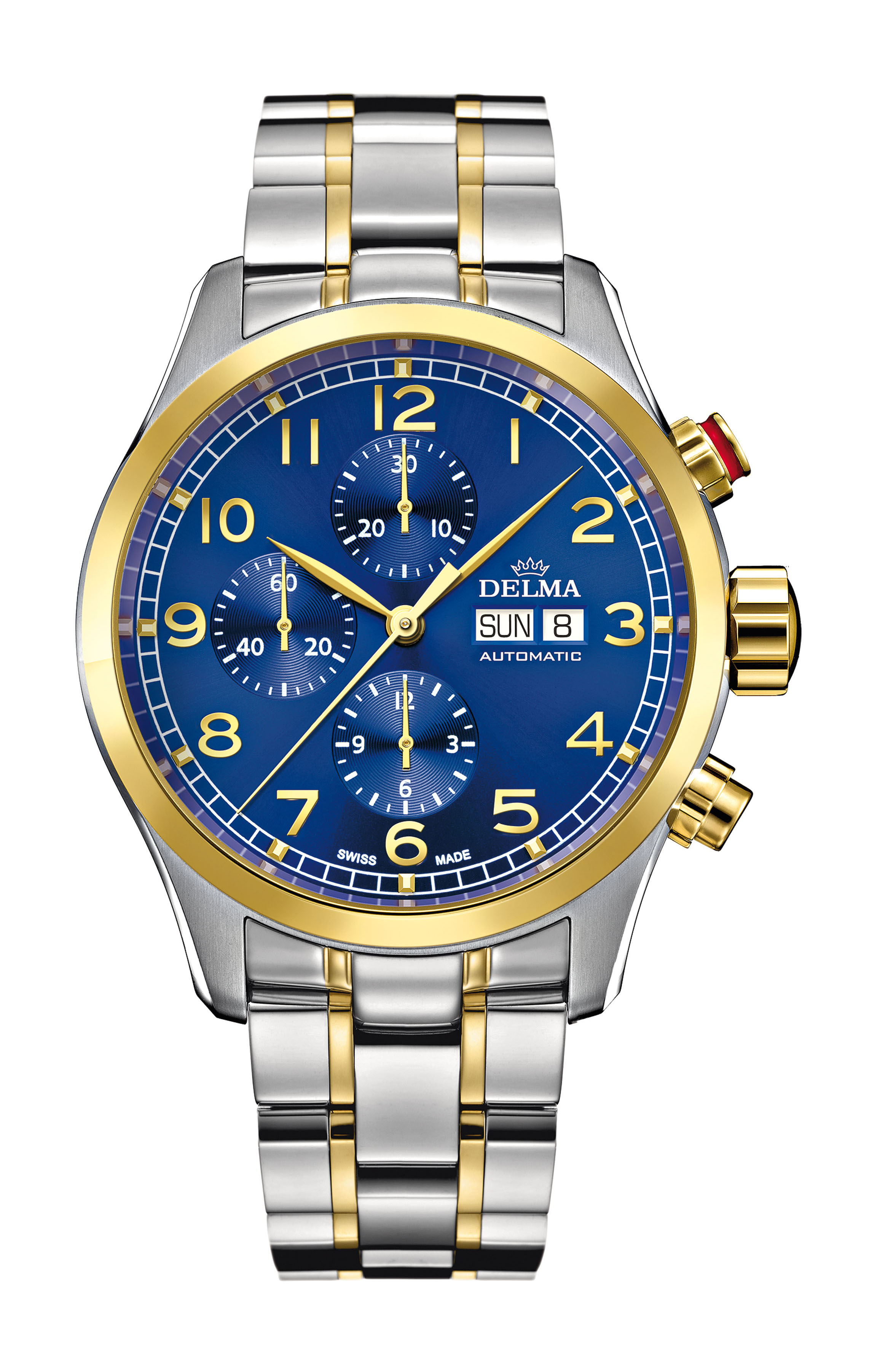 Delma Pioneer Chronograph luxury timepiece - detailed view
