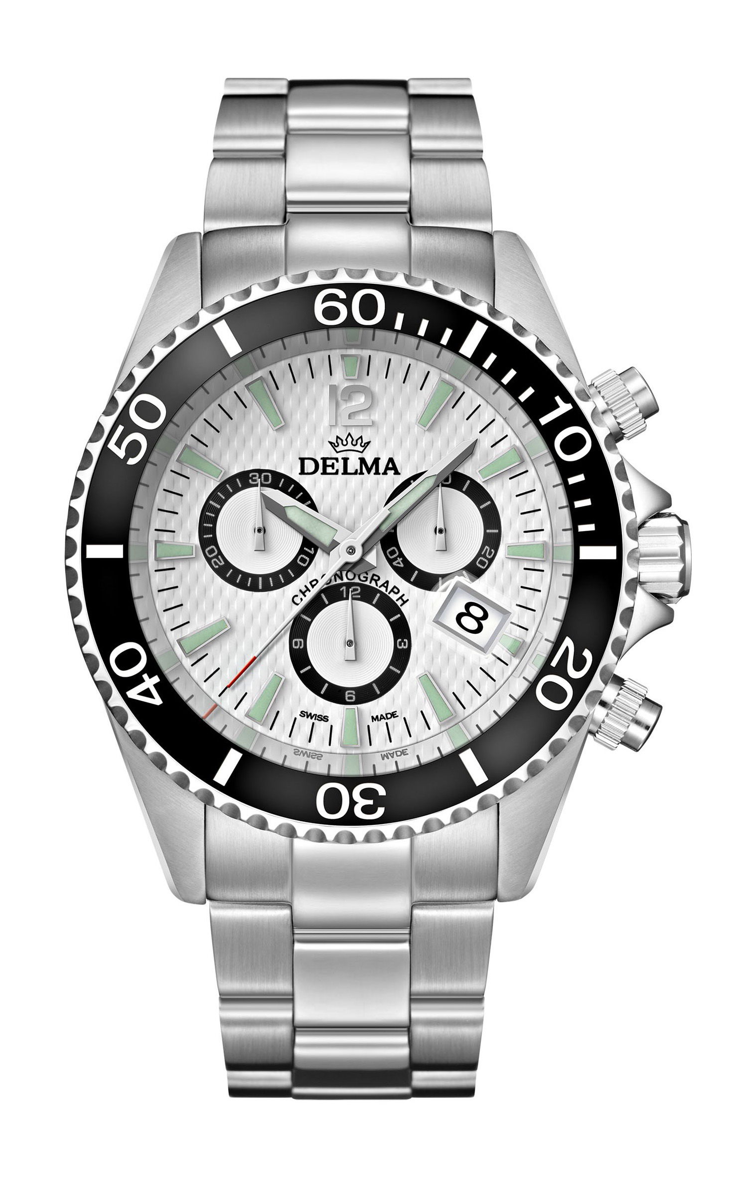 Delma Santiago Chronograph luxury timepiece - detailed view