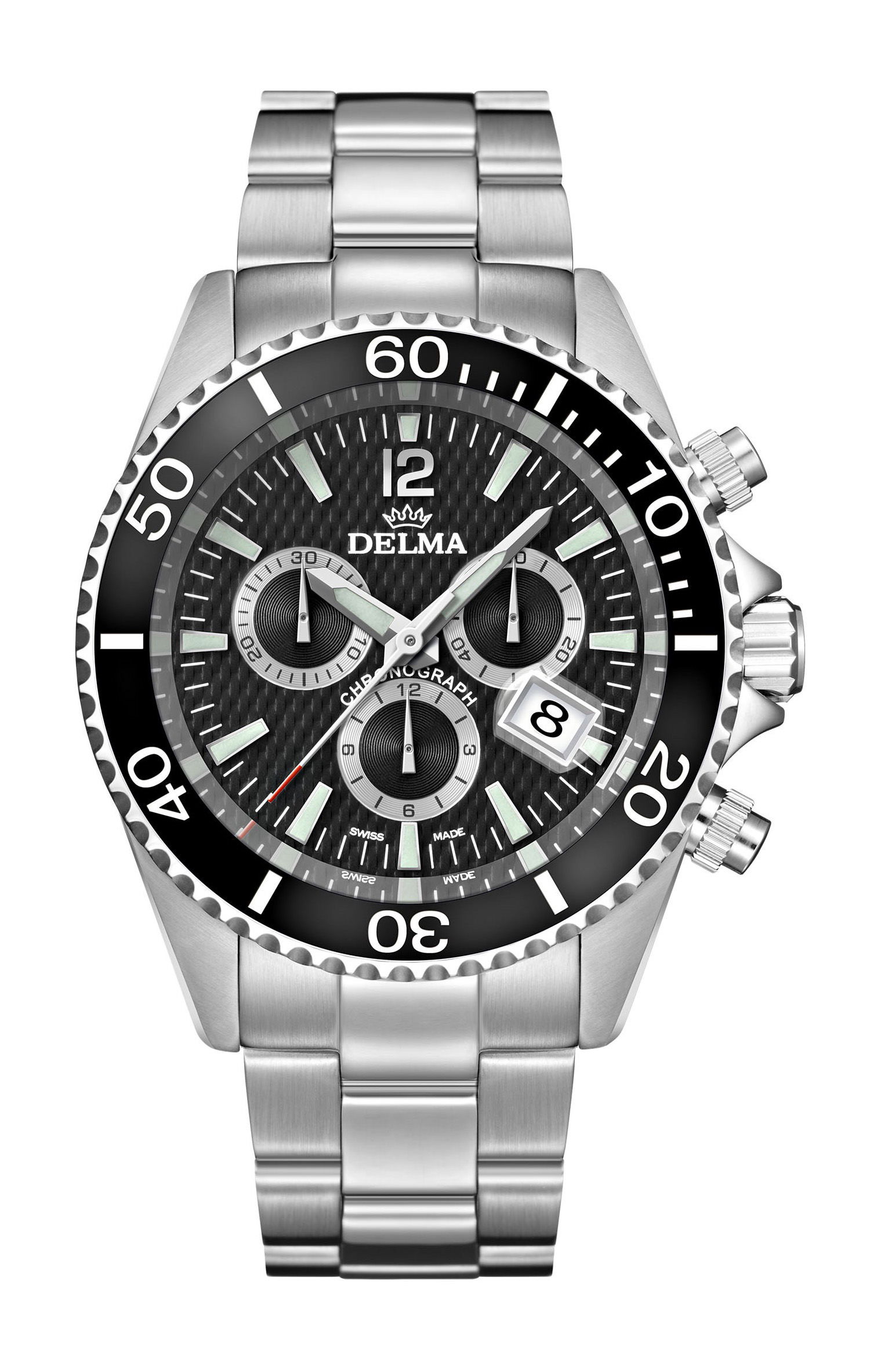 Delma Santiago Chronograph luxury timepiece - detailed view