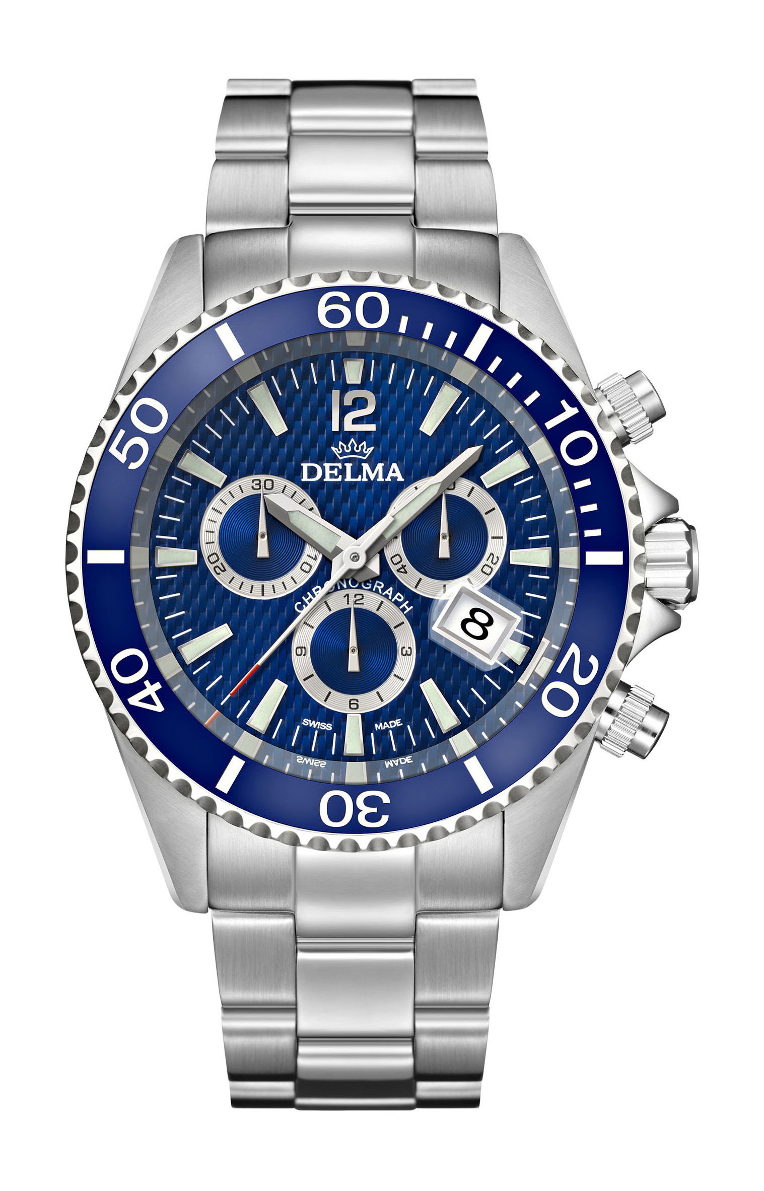 Delma Santiago Chronograph luxury timepiece - detailed view