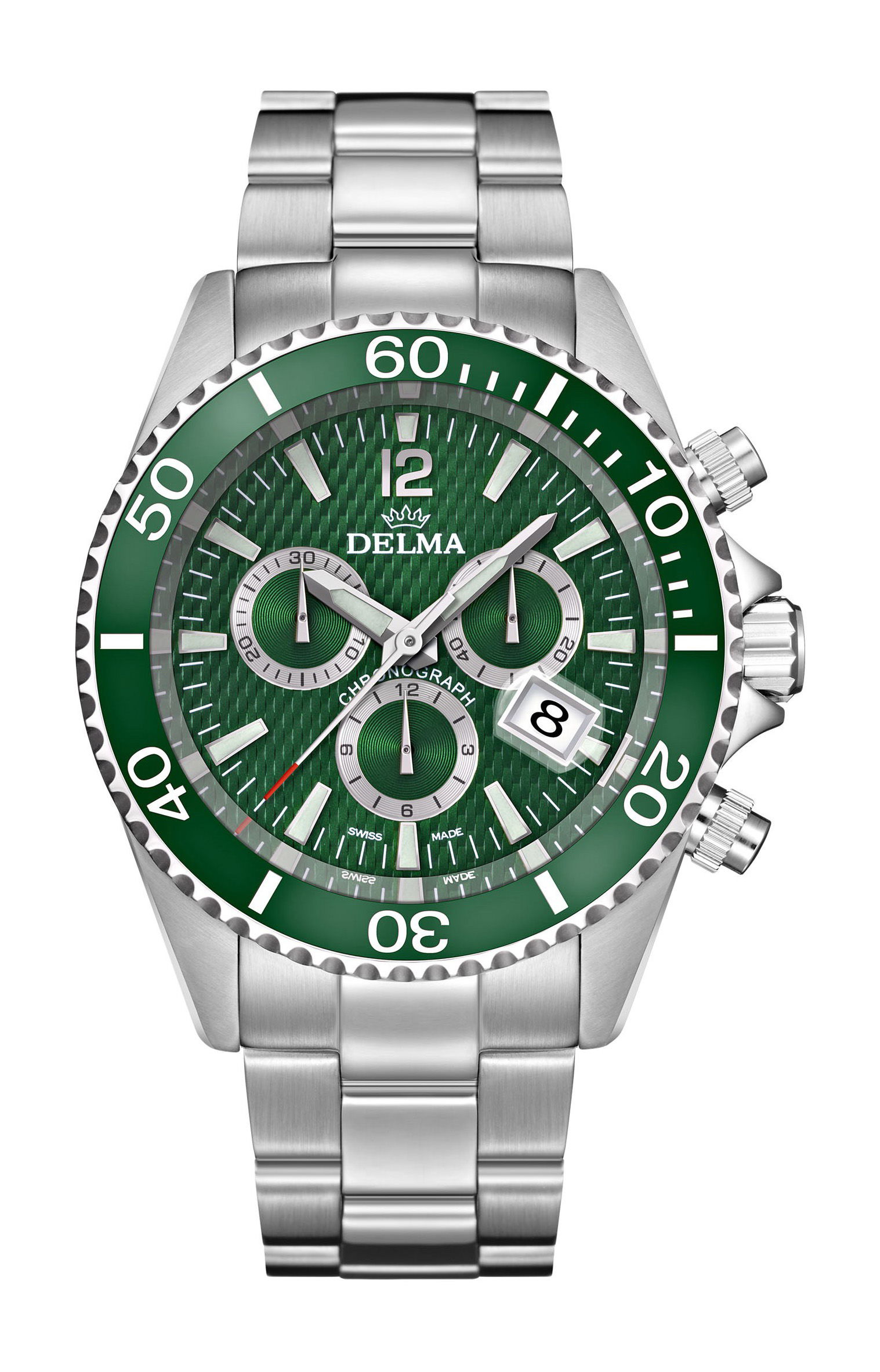 Delma Santiago Chronograph luxury timepiece - detailed view