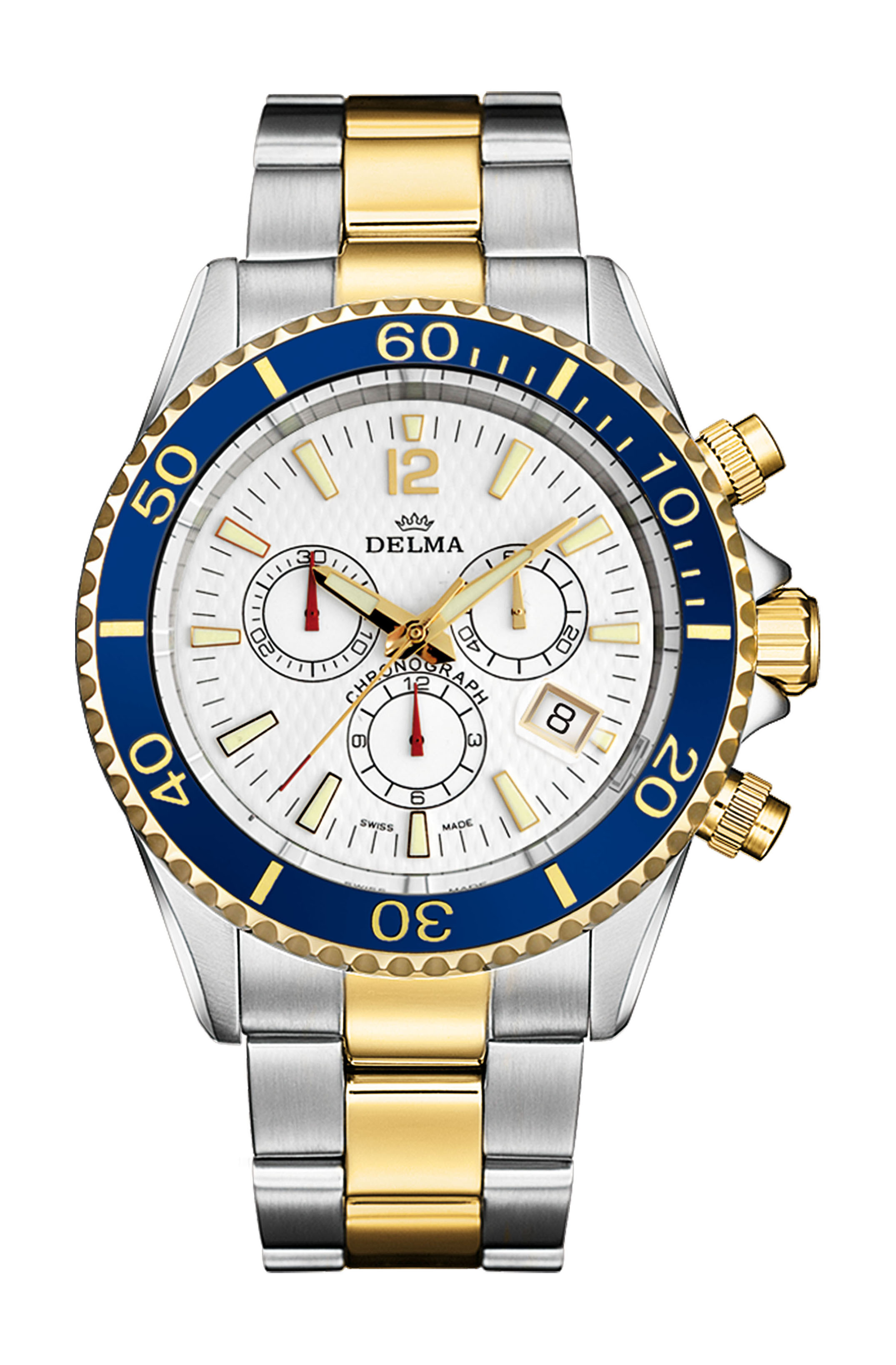 Delma Santiago Chronograph luxury timepiece - detailed view