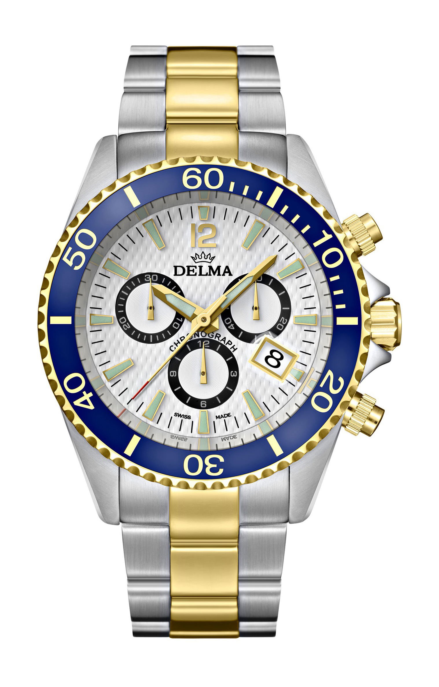 Delma Santiago Chronograph luxury timepiece - detailed view