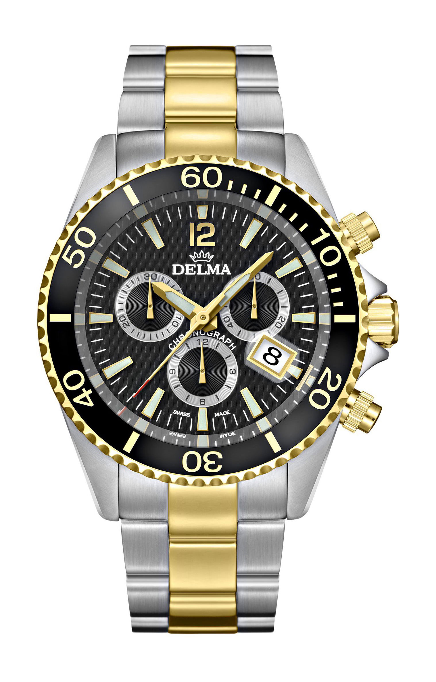 Delma Santiago Chronograph luxury timepiece - detailed view
