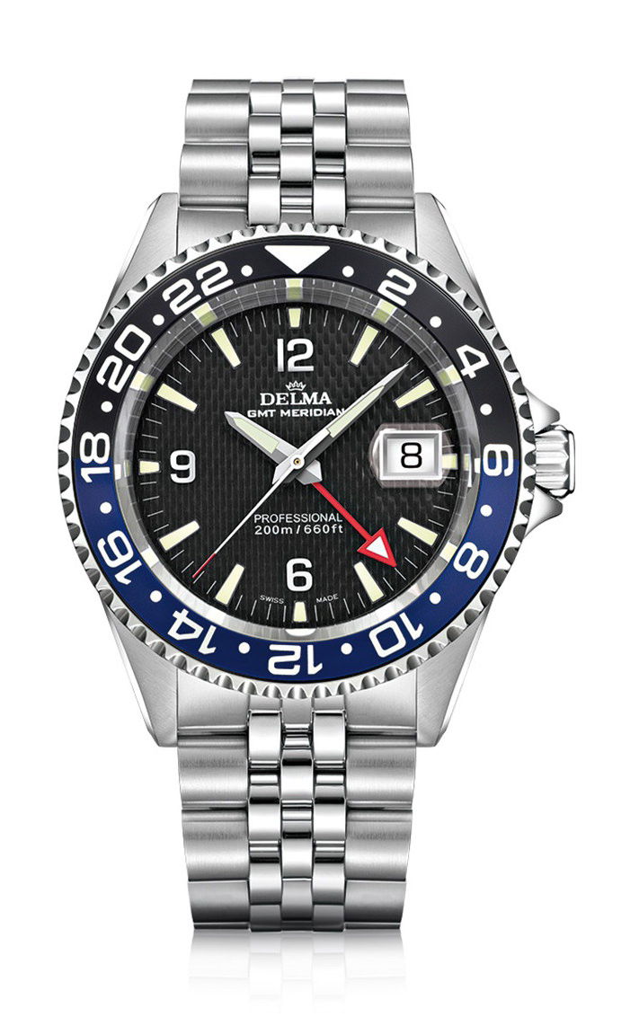 Delma Santiago GMT luxury timepiece - detailed view