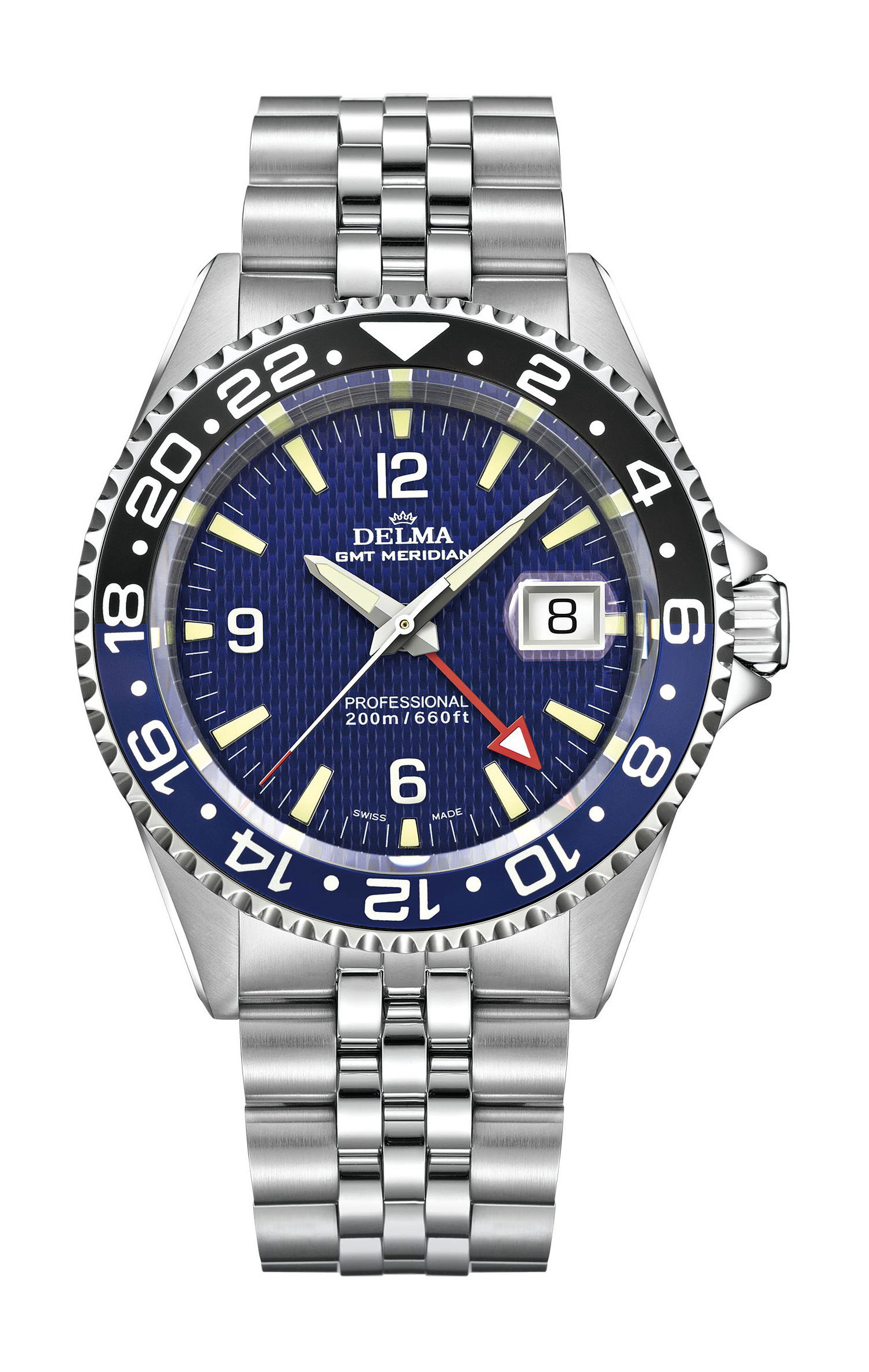 Delma Santiago GMT luxury timepiece - detailed view