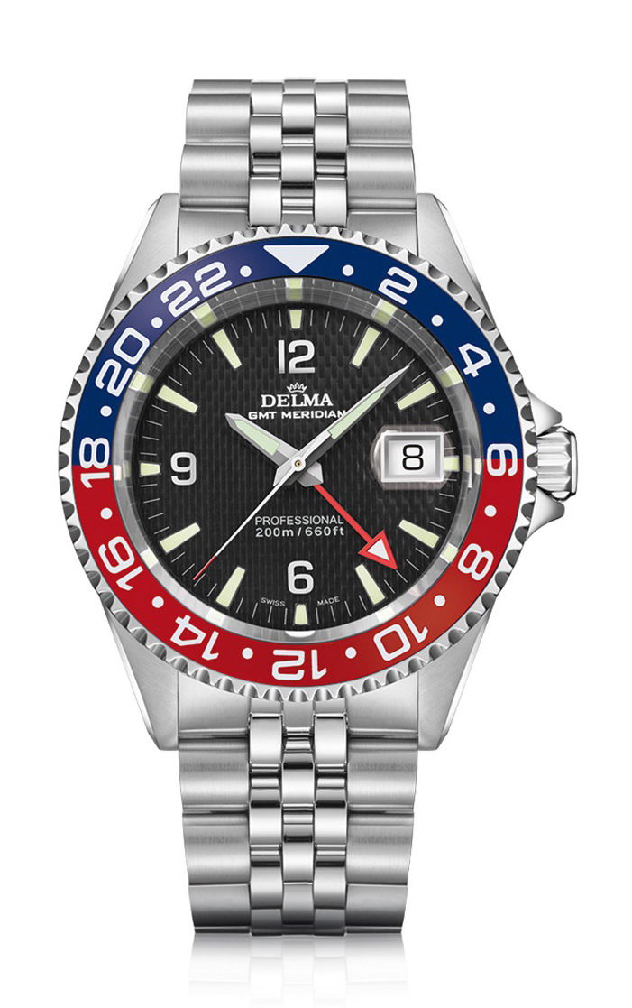 Delma Santiago GMT luxury timepiece - detailed view