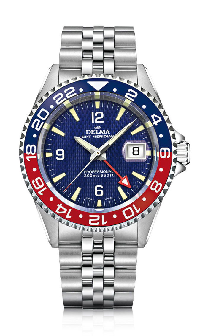 Delma Santiago GMT luxury timepiece - detailed view