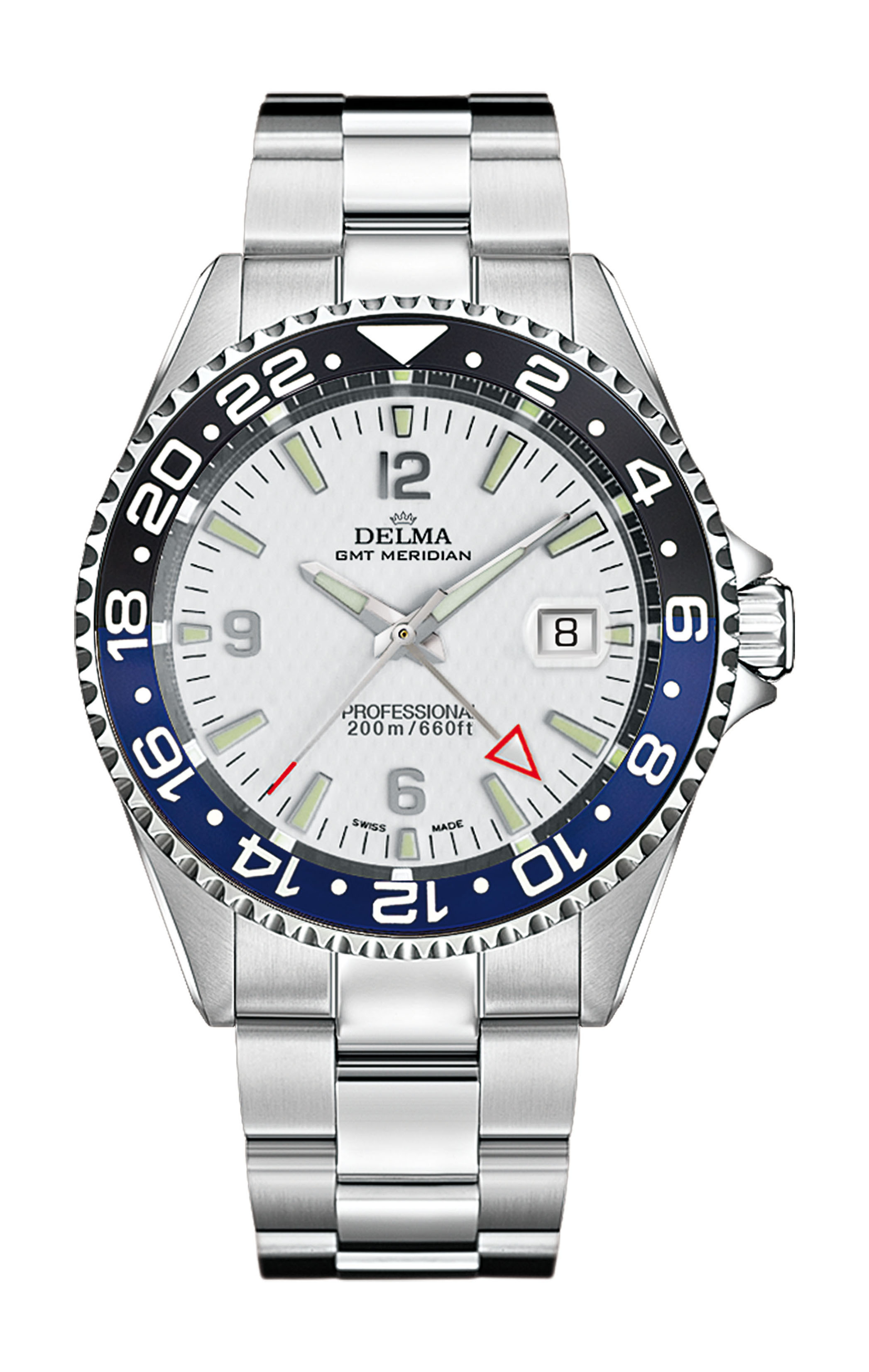 Delma Santiago GMT Meridian luxury timepiece - detailed view