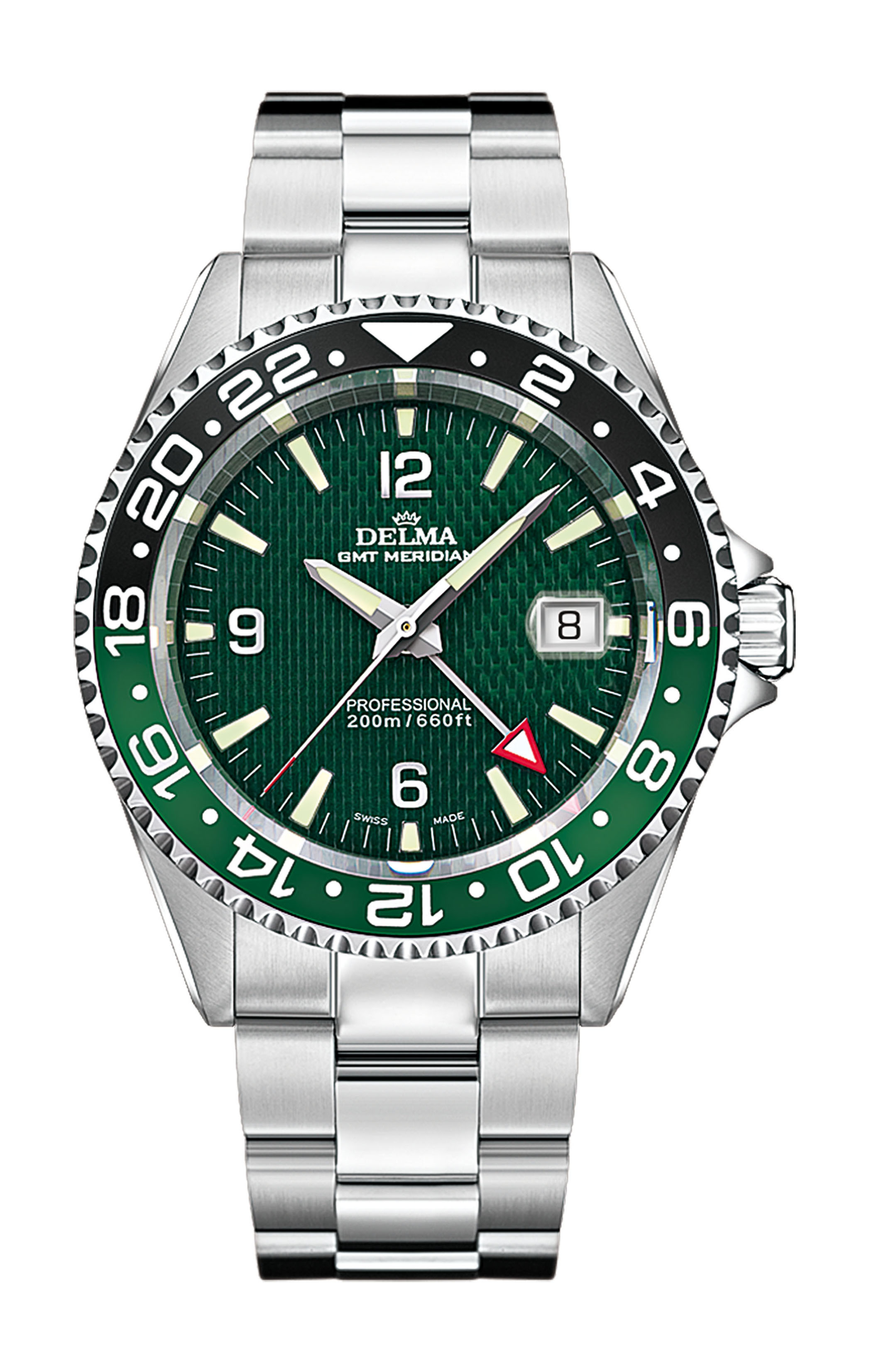Delma Santiago GMT Meridian luxury timepiece - detailed view