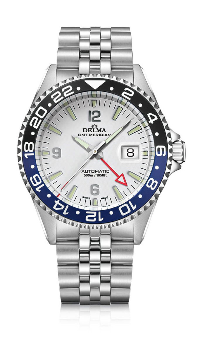 Delma Santiago GMT Meridian luxury timepiece - detailed view