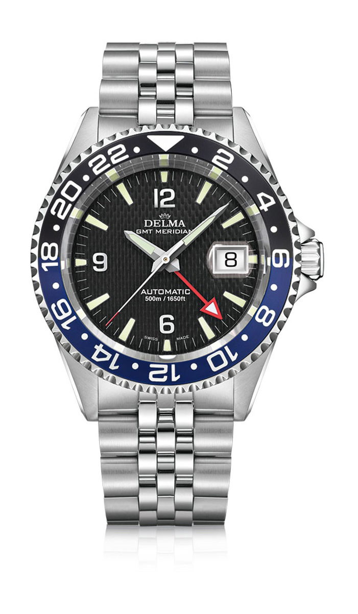 Delma Santiago GMT Meridian luxury timepiece - detailed view