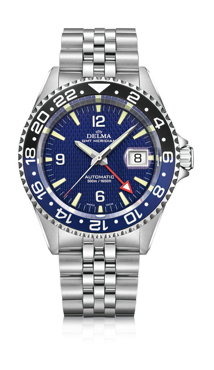 Delma Santiago GMT Meridian luxury timepiece - detailed view